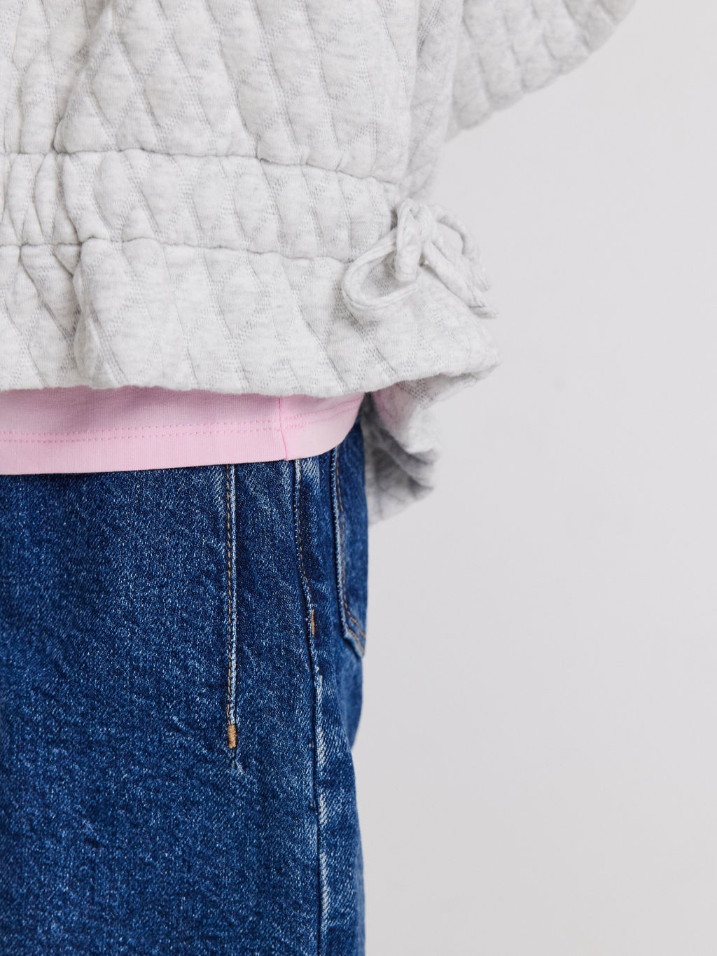 ACOOLA / Куртка (толстовка) детская для девочек Yastreb серый фото 7