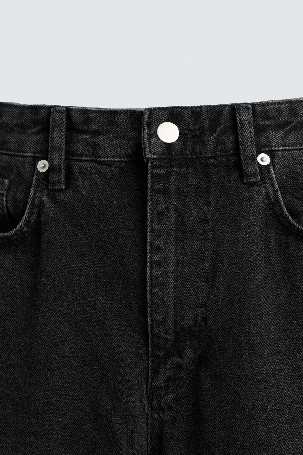 TAPERED WIDE-LEG JEANS - Zara фото 9