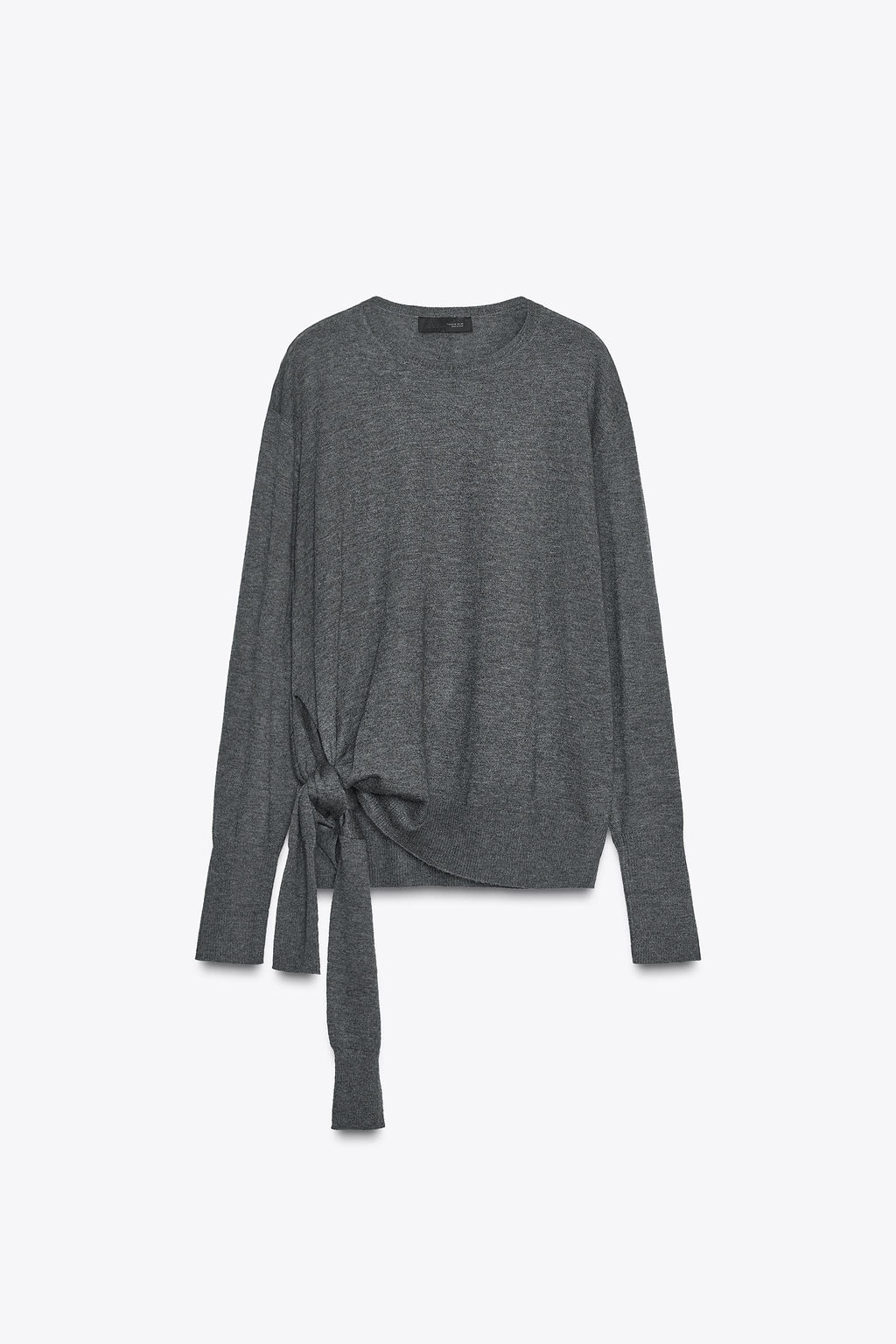 WOOL KNIT KNOT SWEATER - Zara фото 6
