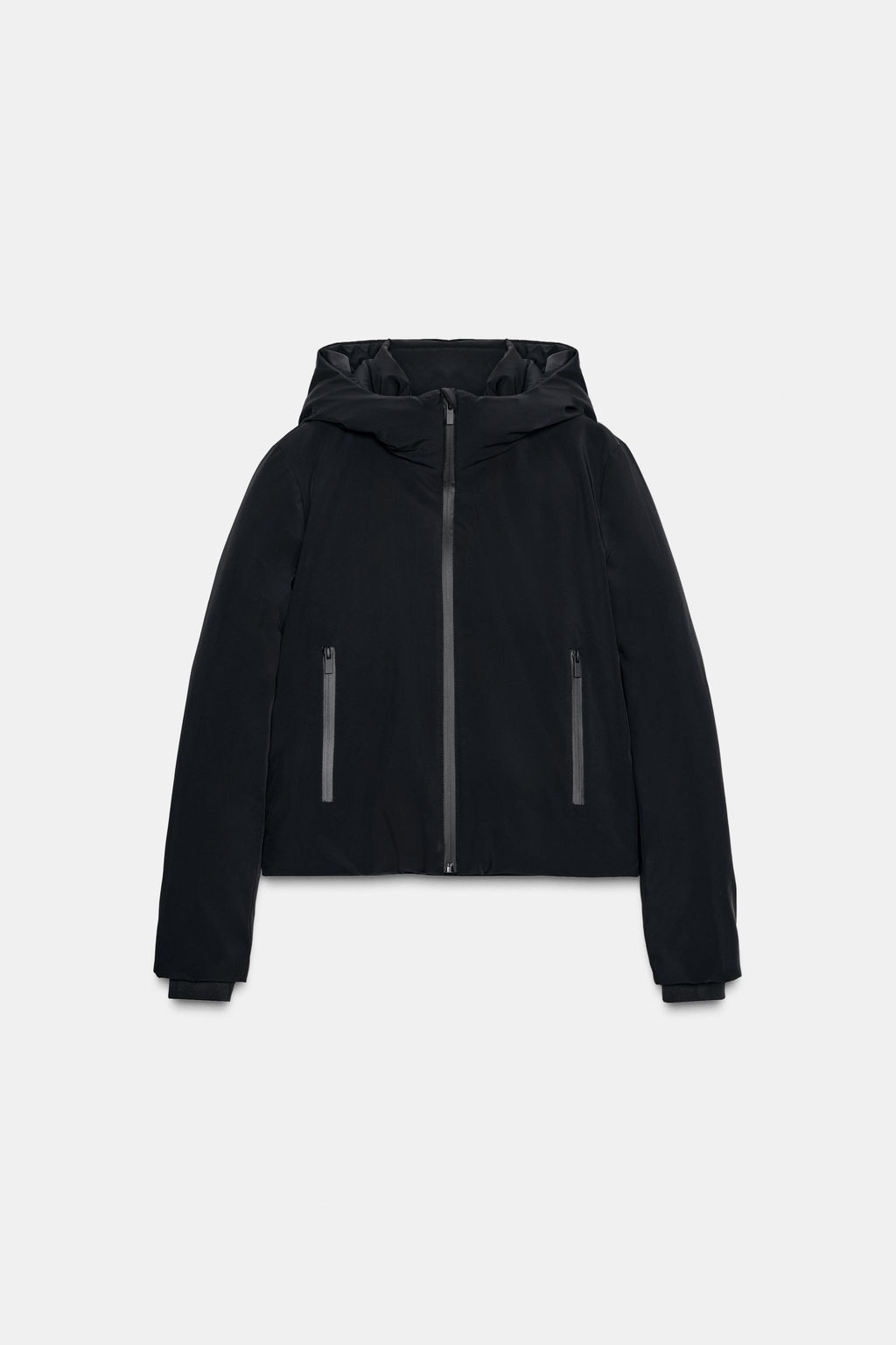 WATER-REPELLENT AND WINDPROOF HOODED JACKET