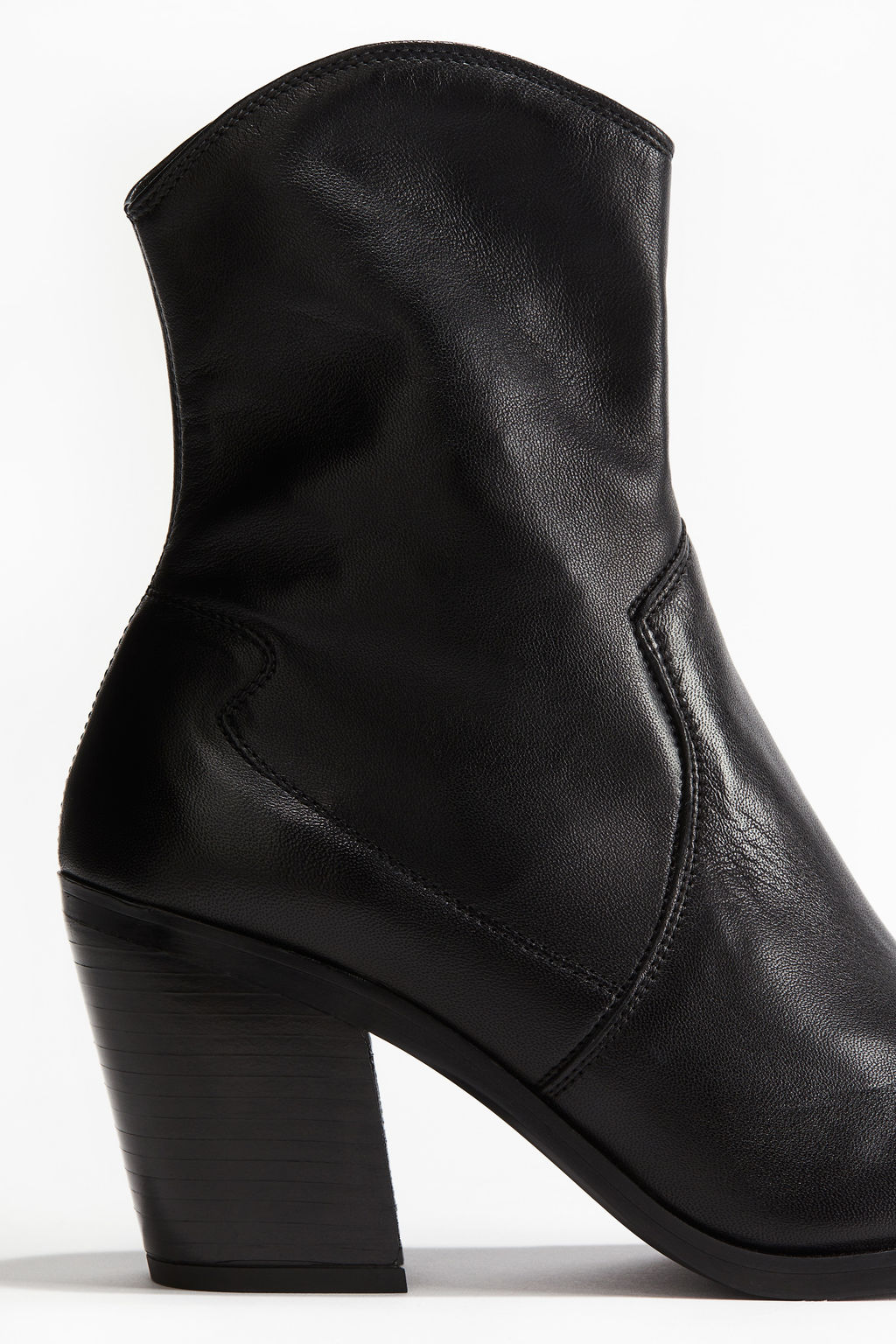 Botines cowboy de piel - H&m фото 6