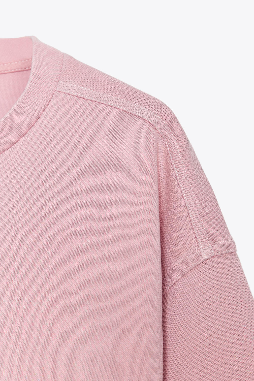 WASHED EFFECT INTERLOCK T-SHIRT - Zara фото 7