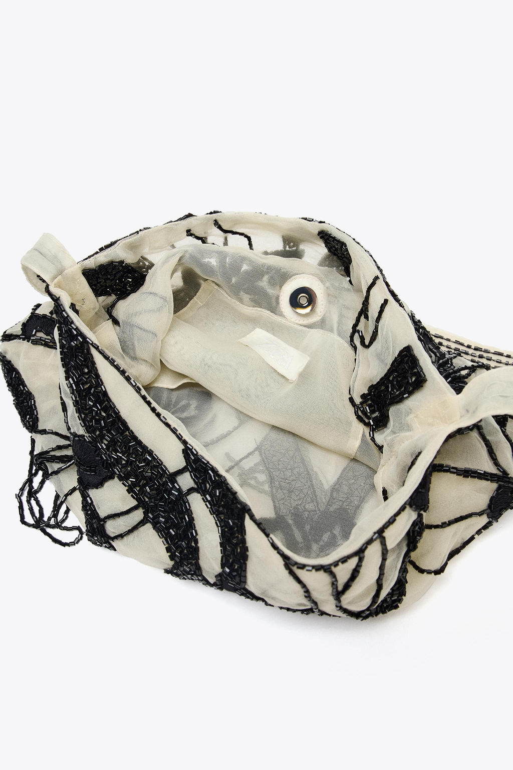 BEADED MESH BAG - Zara фото 4