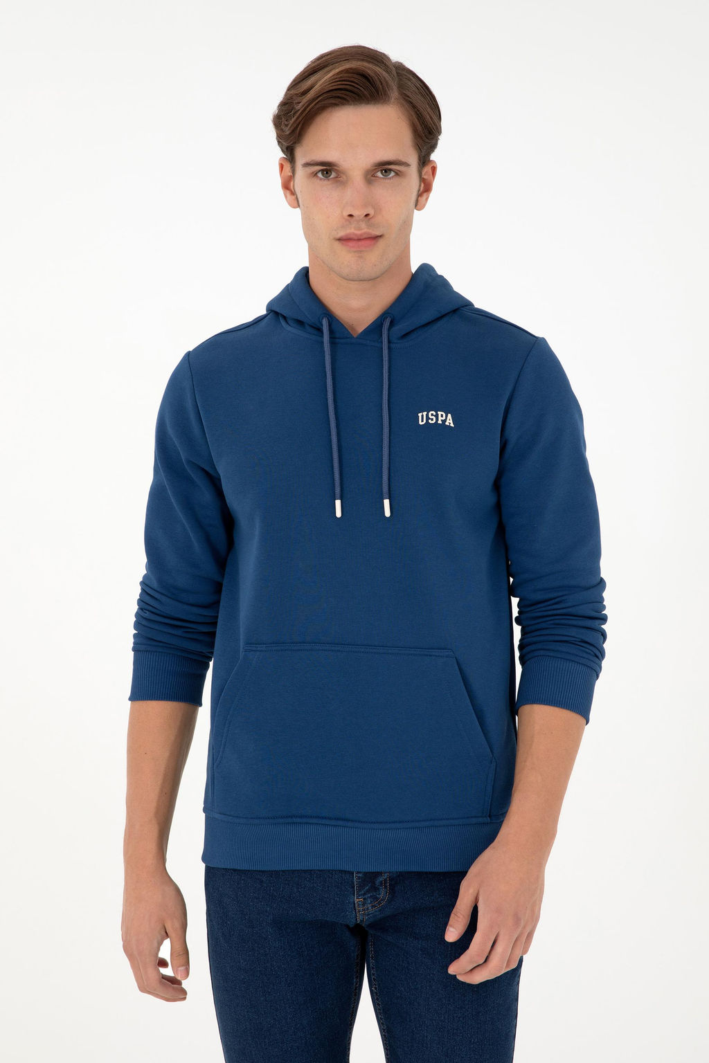 Мужской базовый свитшот цвета индиго Неожиданная скидка в корзине - U.s. polo assn фото 3