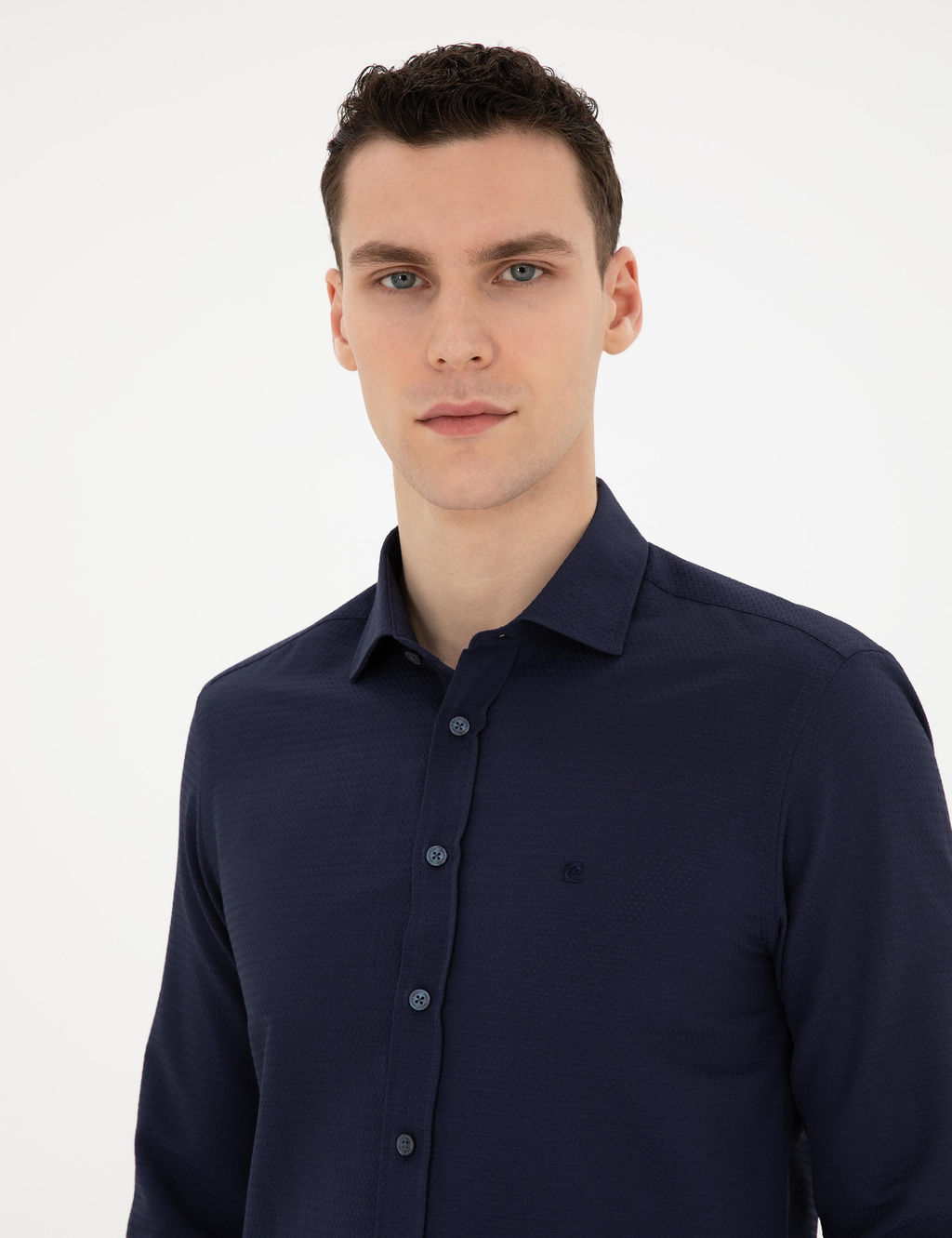 Lacivert Slim Fit Arm_rl_ Uzun Kollu G_mlek