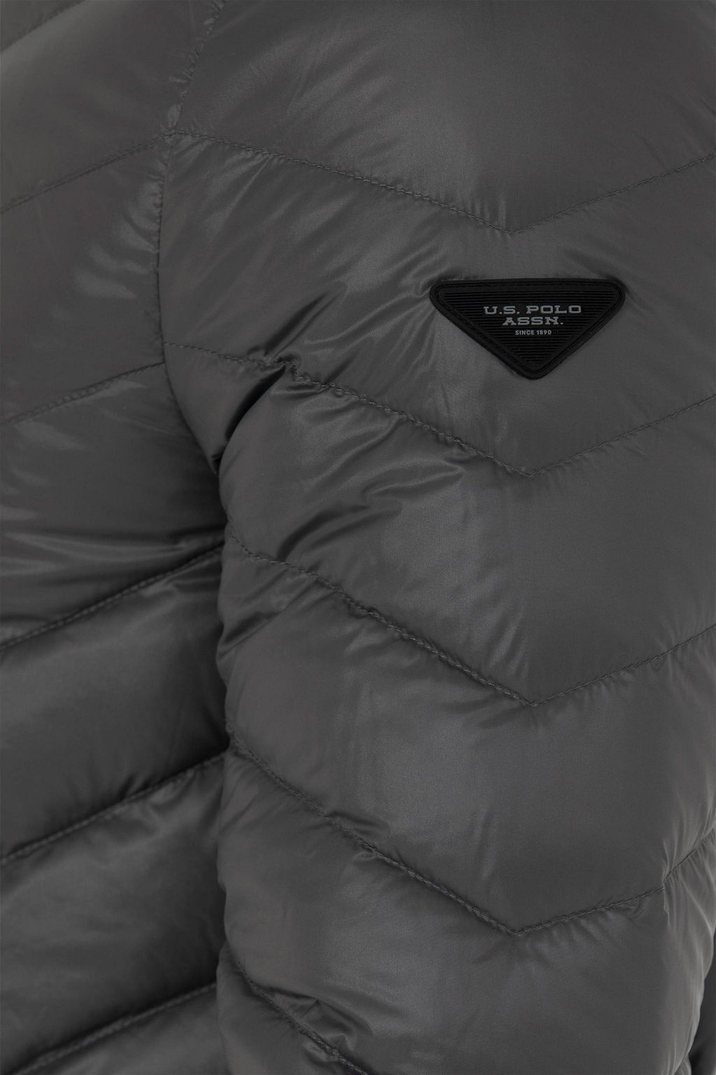 U. S. Polo Assn / Мужское пальто антрацитового цвета - U.s. polo assn фото 14