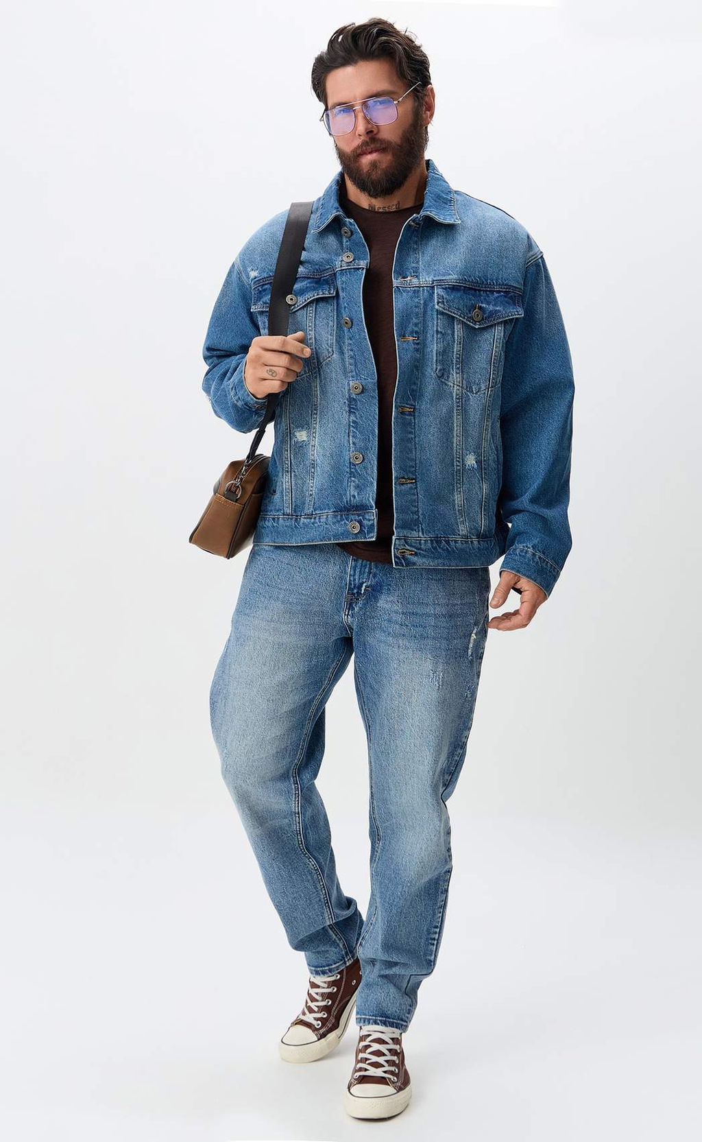 Куртка джинс P611-1285 l.blue - Primm фото 8