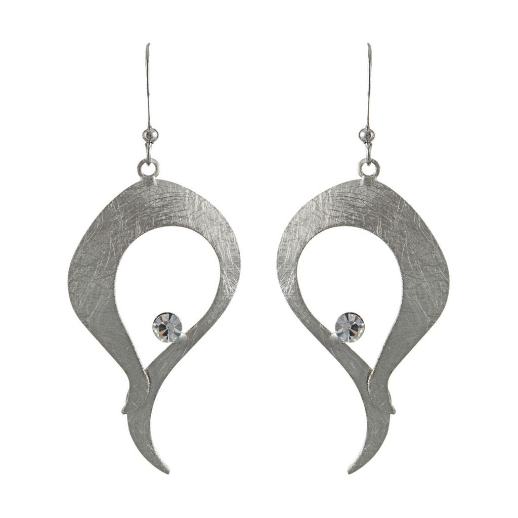 Серьги из белого металла под серебро - Модные истории фото 3