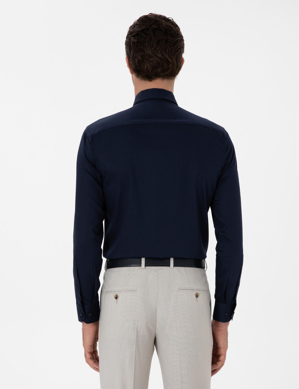 Lacivert Slim Fit Pamuklu Klasik G_mlek - Cacharel фото 5