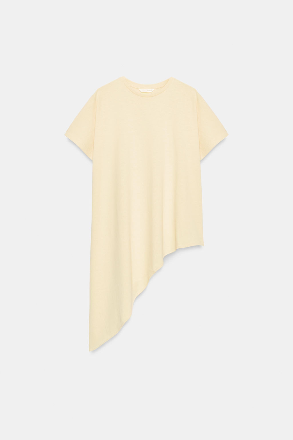 CAMISETA ASIM?TRICA MANGA CORTA / Vainilla - Zara фото 6