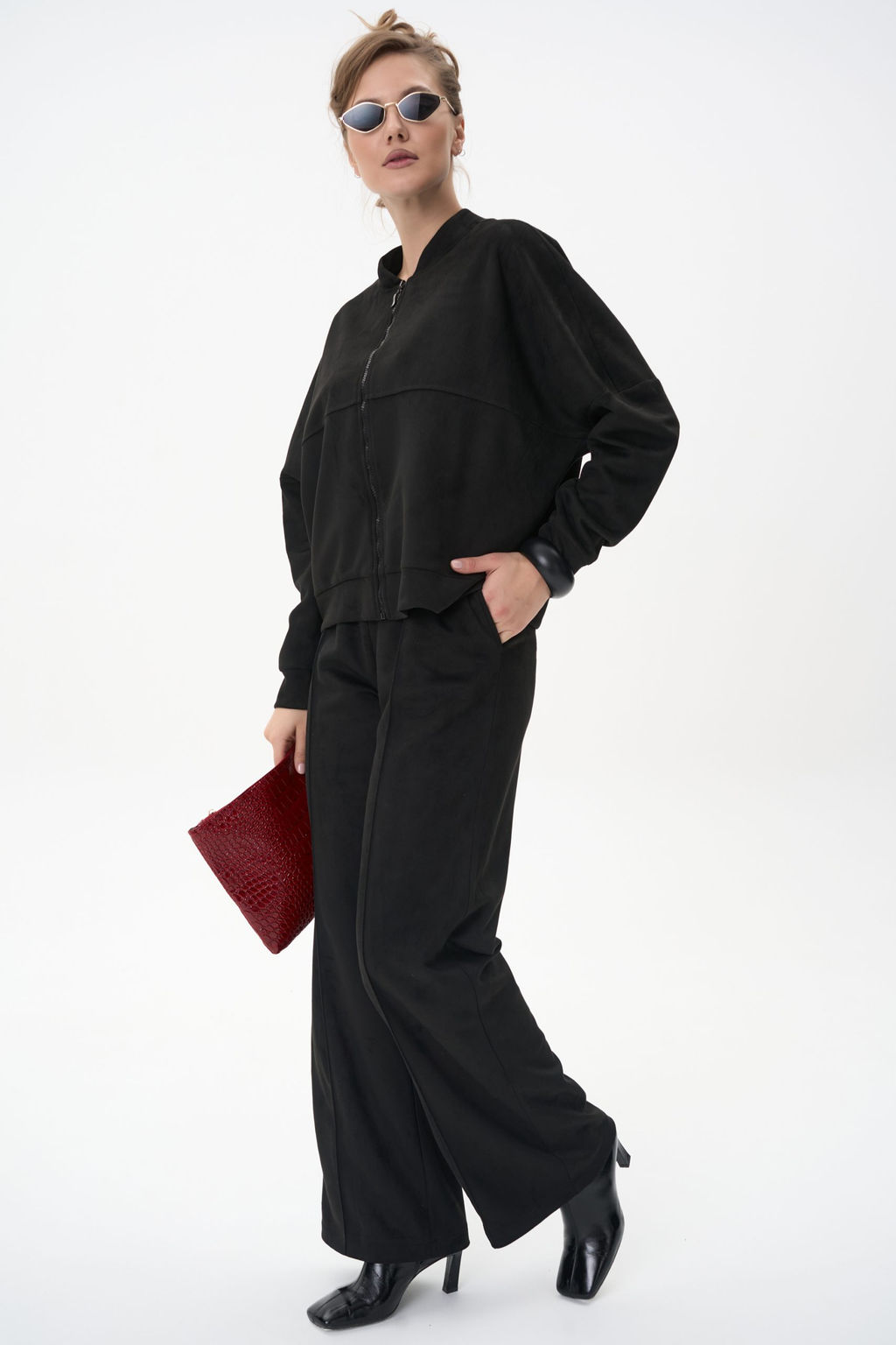 Бомбер Майли (чёрный) - Эльза фото 15