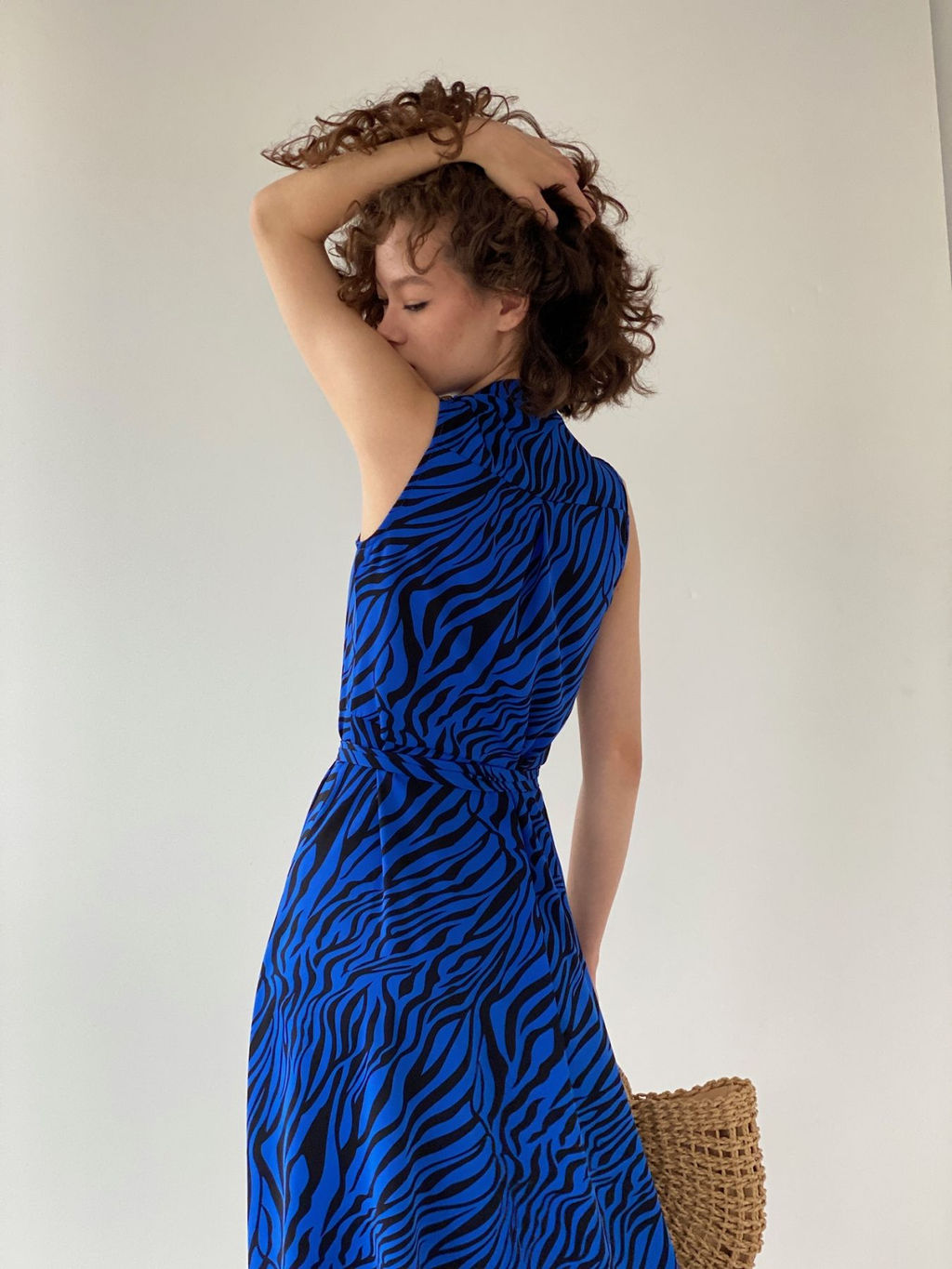 Платье, как из к/ф Красотка, синее с принтом - Martichelli фото 30