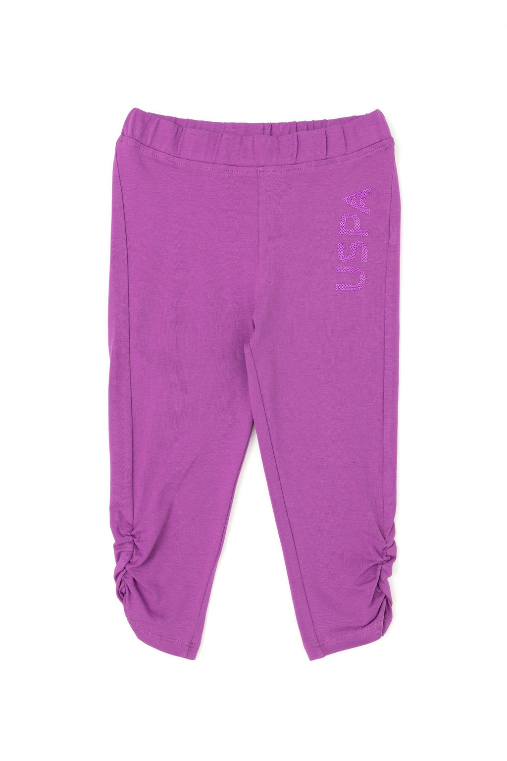 Фиолетовые спортивные штаны для девочек - U.s. polo assn фото 2