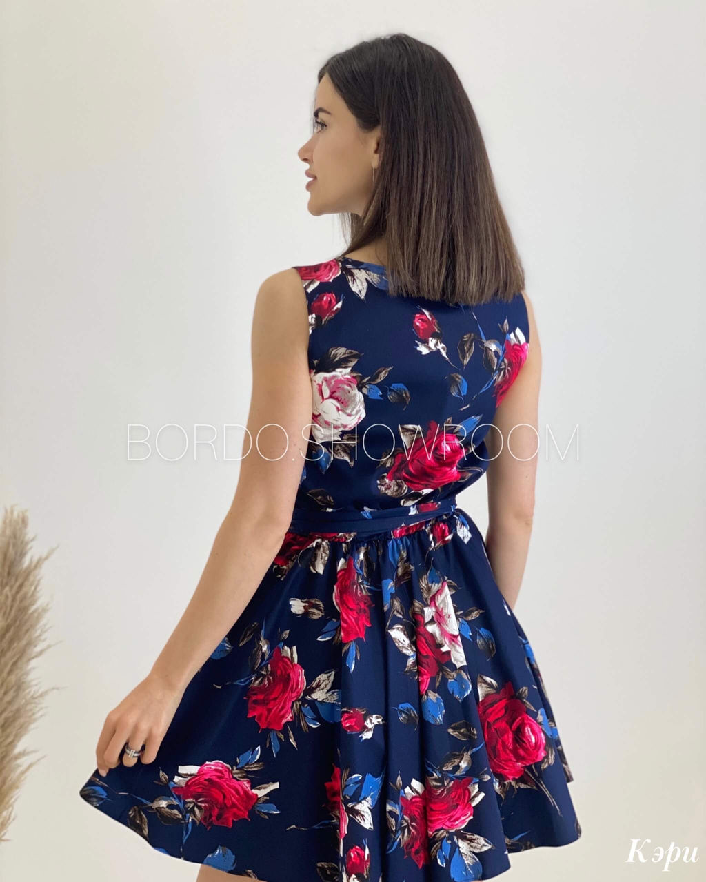 Платье Кэри (синий) - Nadi bordo фото 3