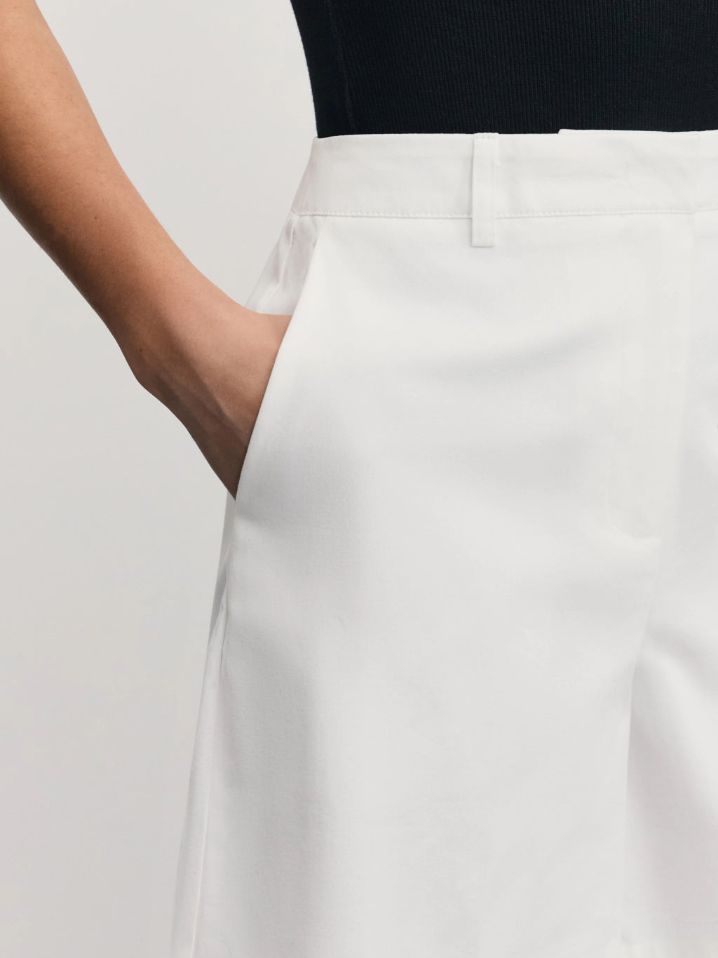 Хлопковые шорты с отворотами / Zarina  фото 6