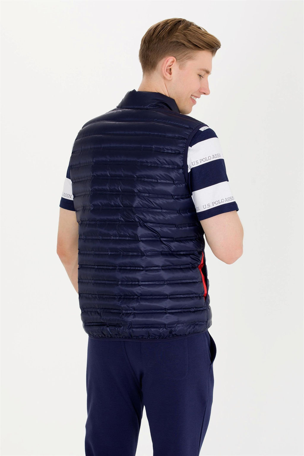 Мужской темно-синий жилет Неожиданная скидка в корзине - U.s. polo assn фото 5