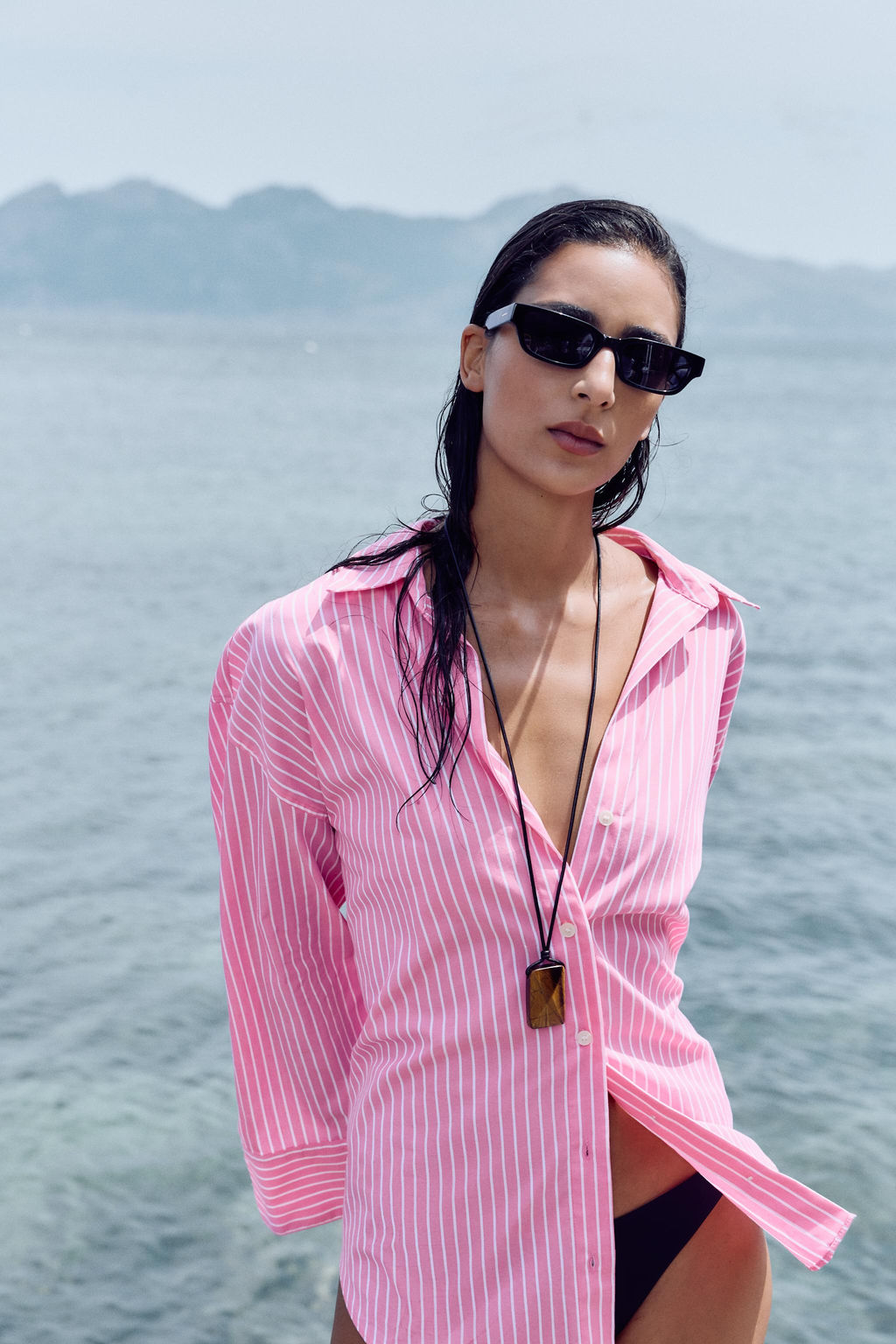 BASIC POPLIN SHIRT - Zara фото 8
