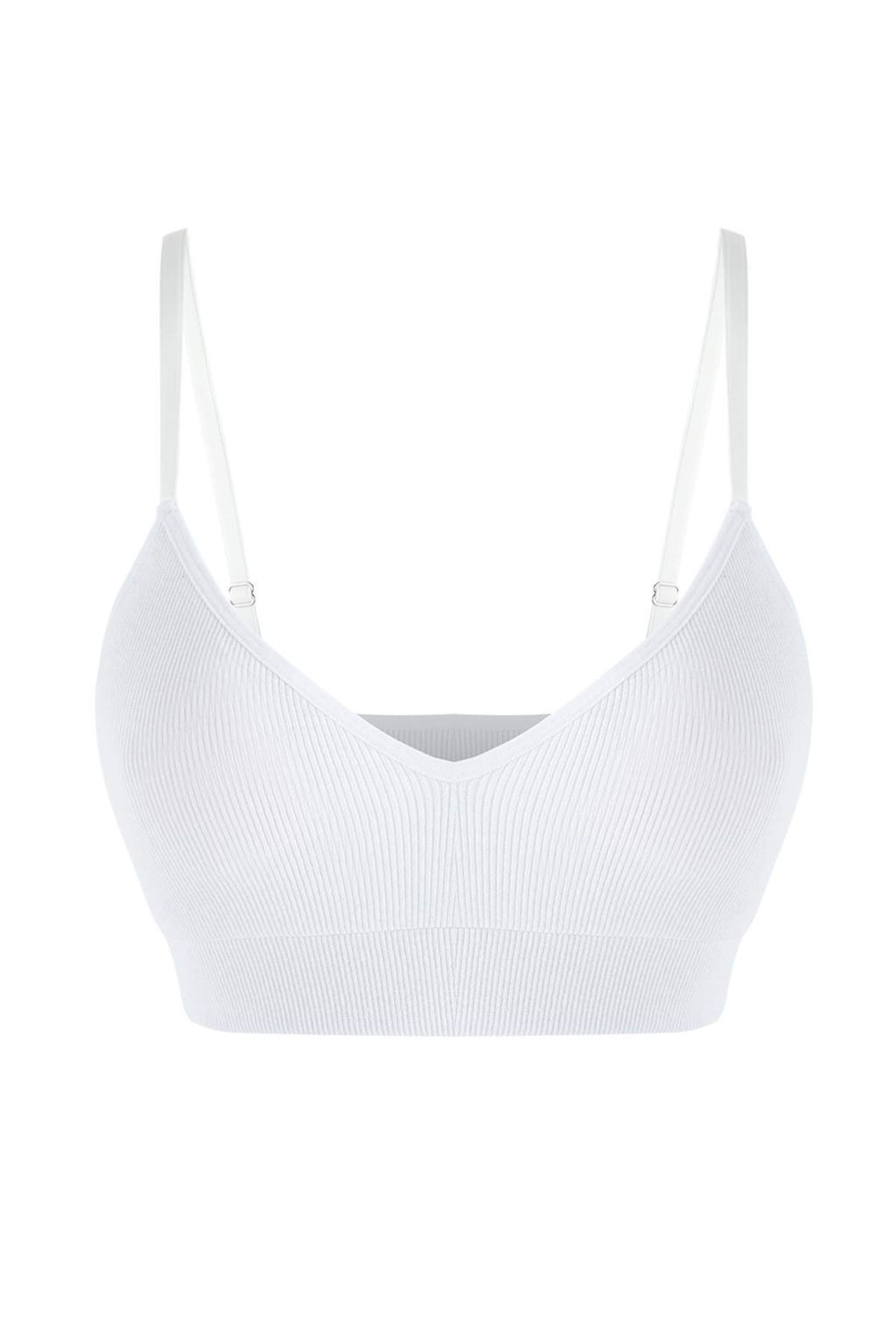 Siyah-Beyaz 2li Kaskorse Duz Dikme Kap Bralette Sutyen THMAW26SU00007 - Trendyolmilla фото 8