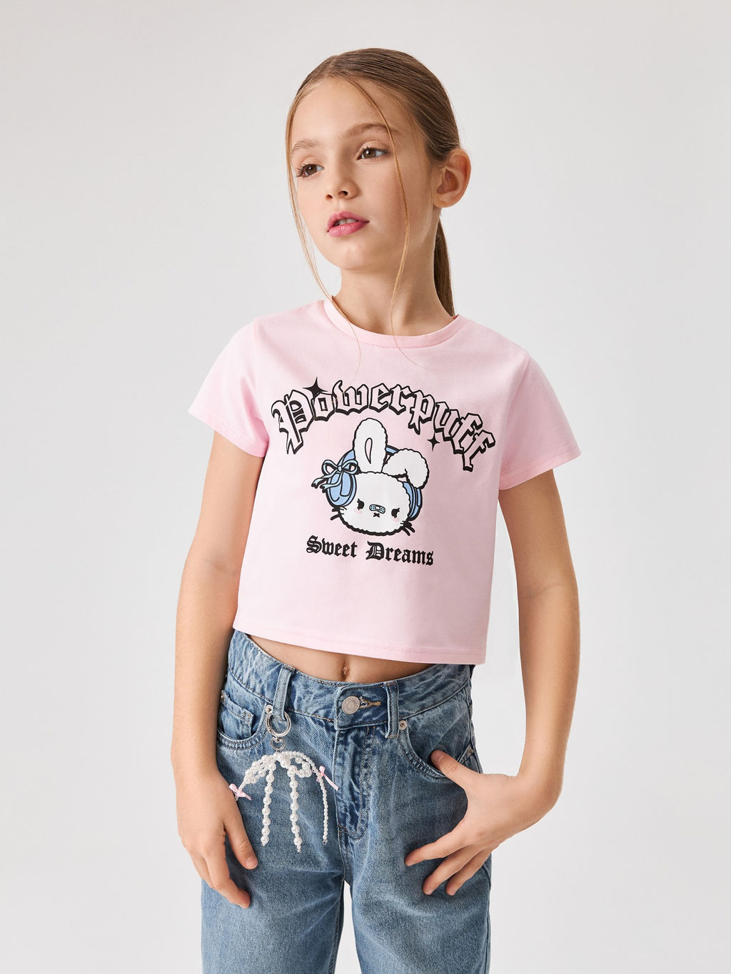 ACOOLA / Футболка детская для девочек Nuria розовый