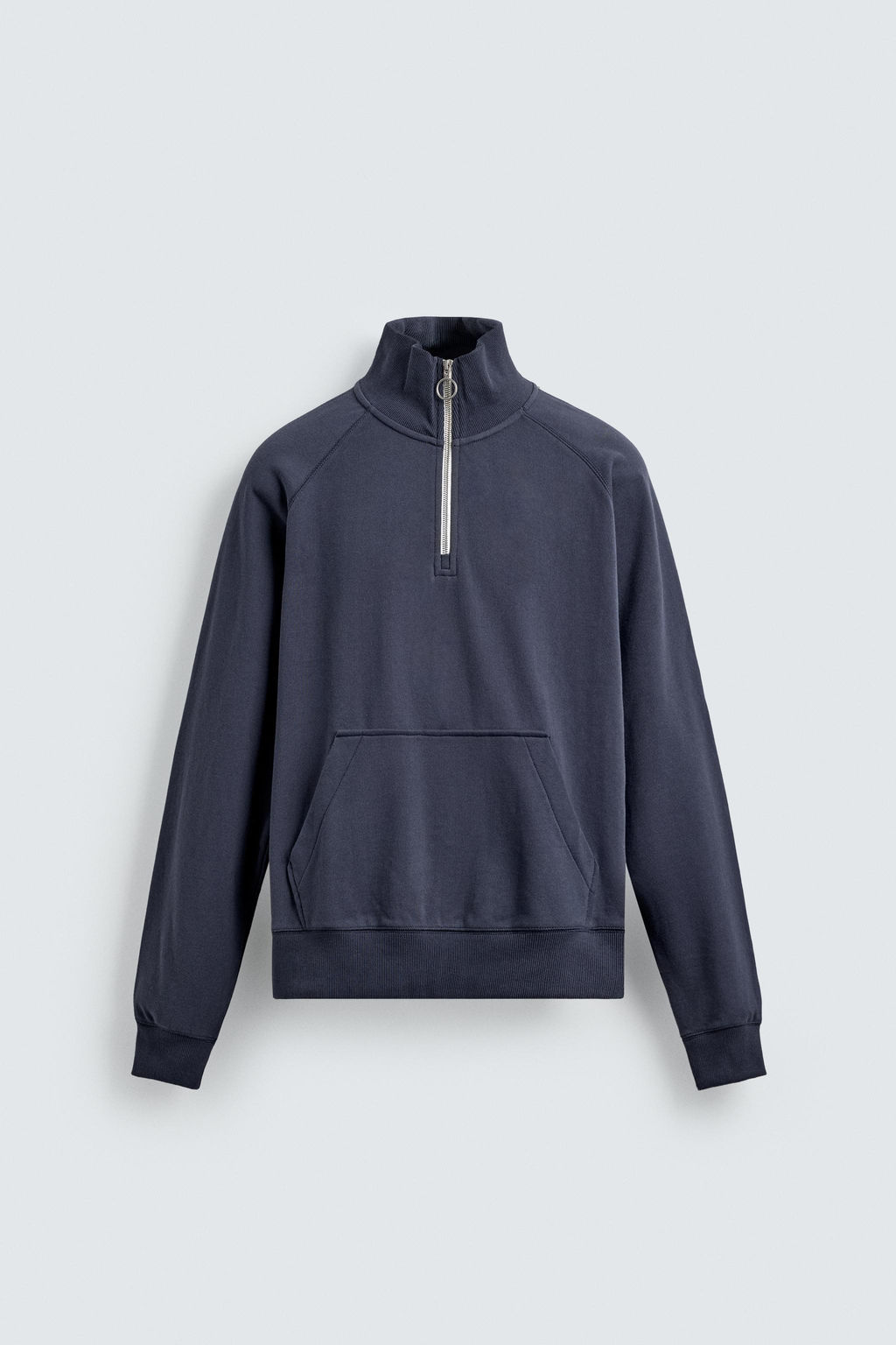 QUARTER-ZIP SWEATSHIRT - Zara фото 6