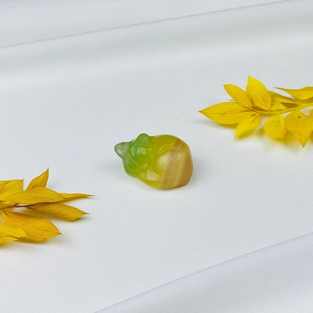 Фигурка Кошка из Флюорита - Радуга самоцветов фото 3