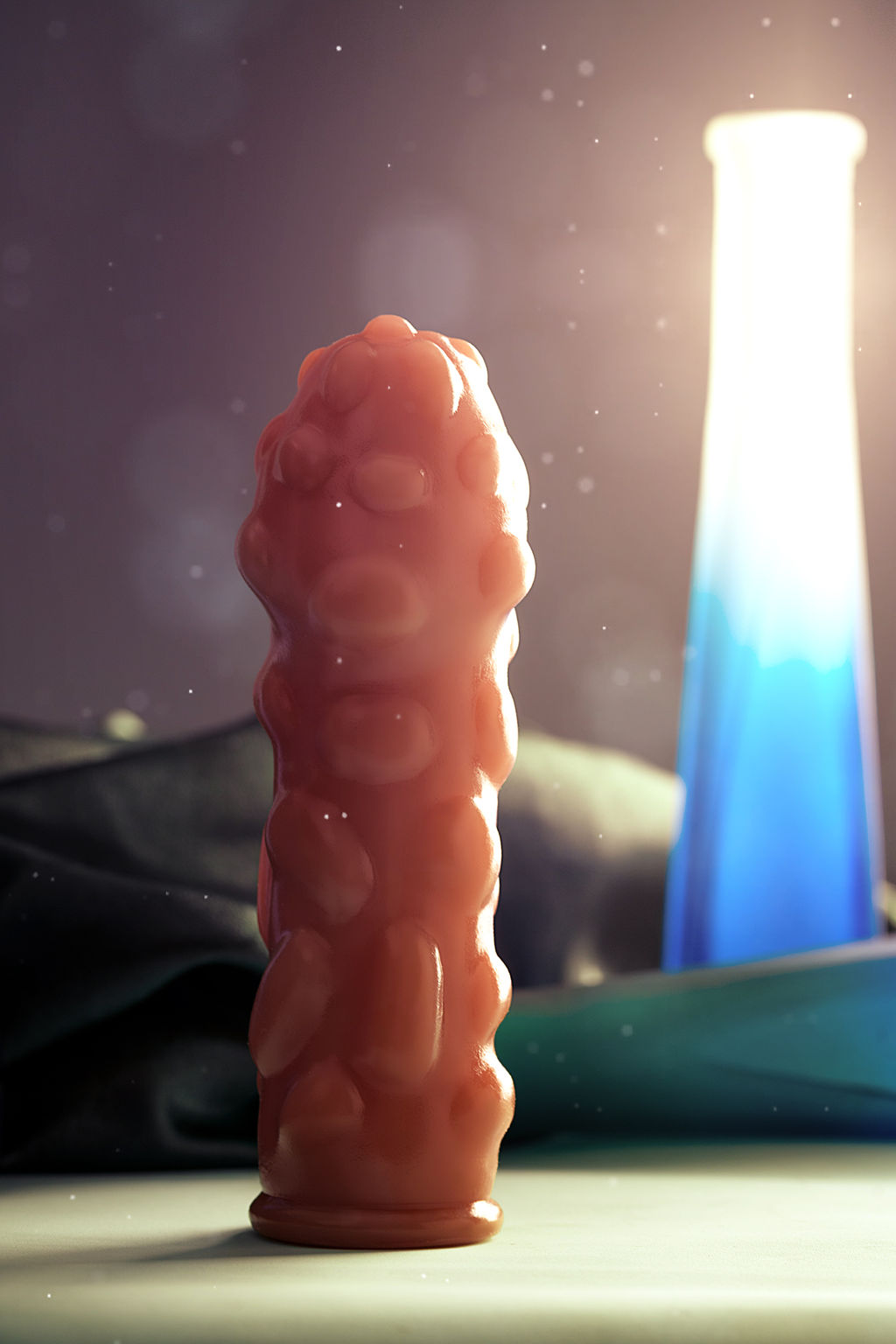 Насадка реалистичная KOKOS EXTREME SLEEVE 11-S с дополнительной стимуляцией, TPE, телесная, 12.7 см