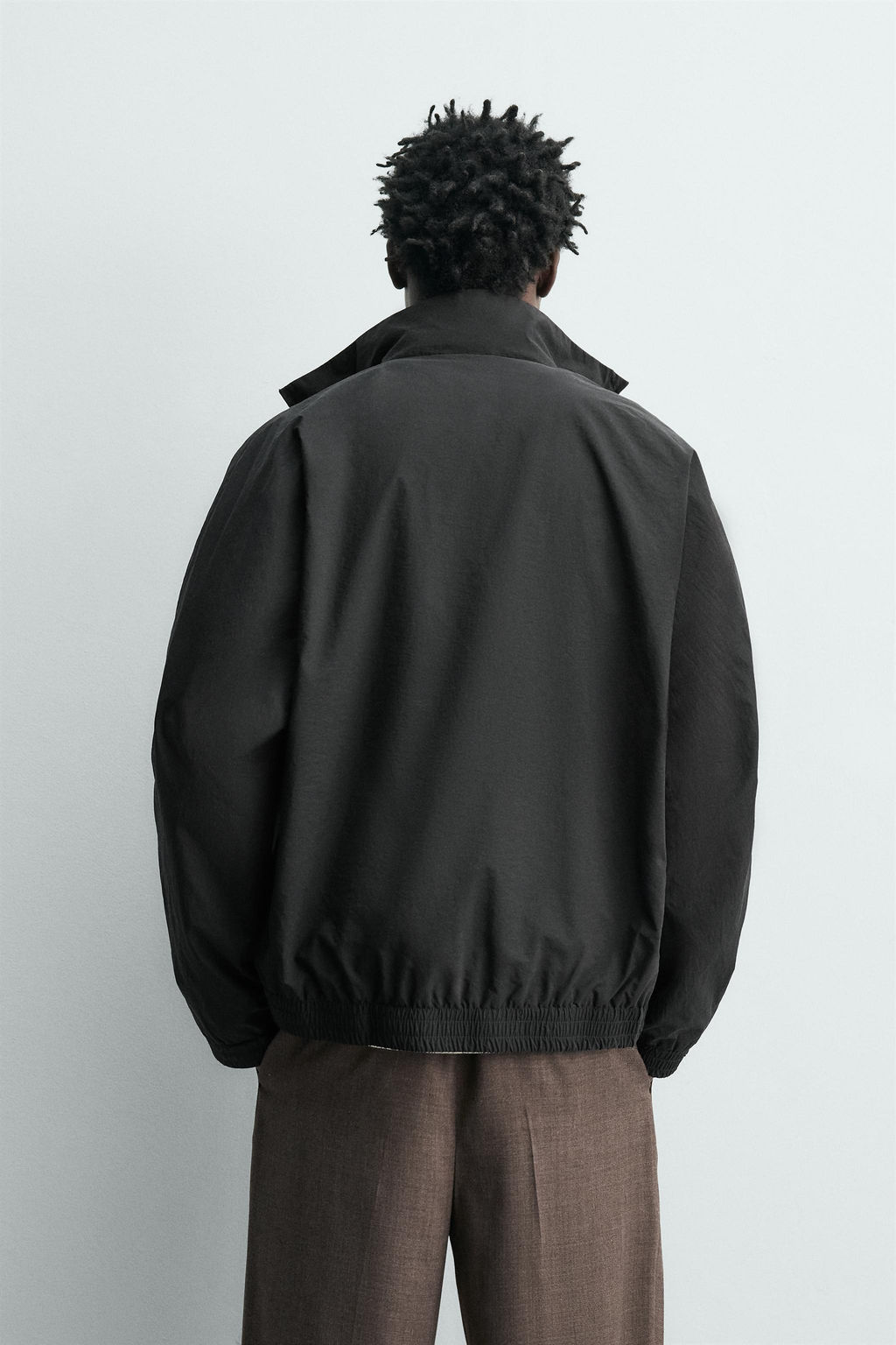 CAZADORA BOMBER RELAXED FIT / Negro - Zara фото 3