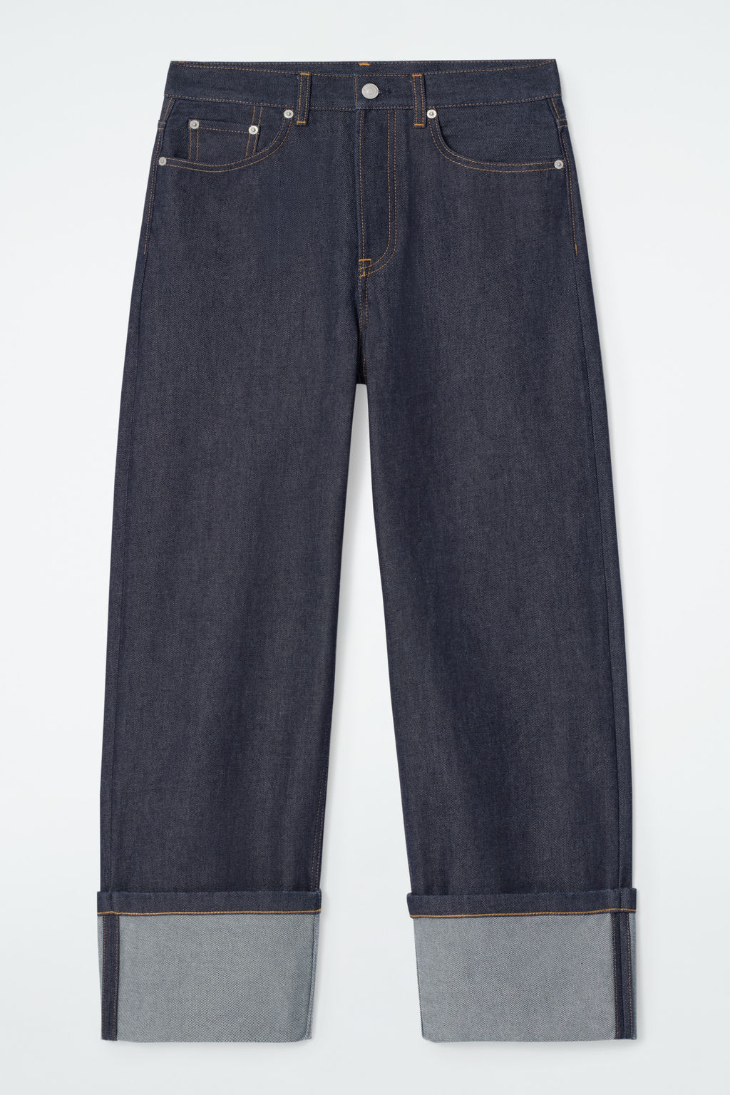 VAQUEROS STRAIGHT LEG FACADE BAJOS VUELTOS