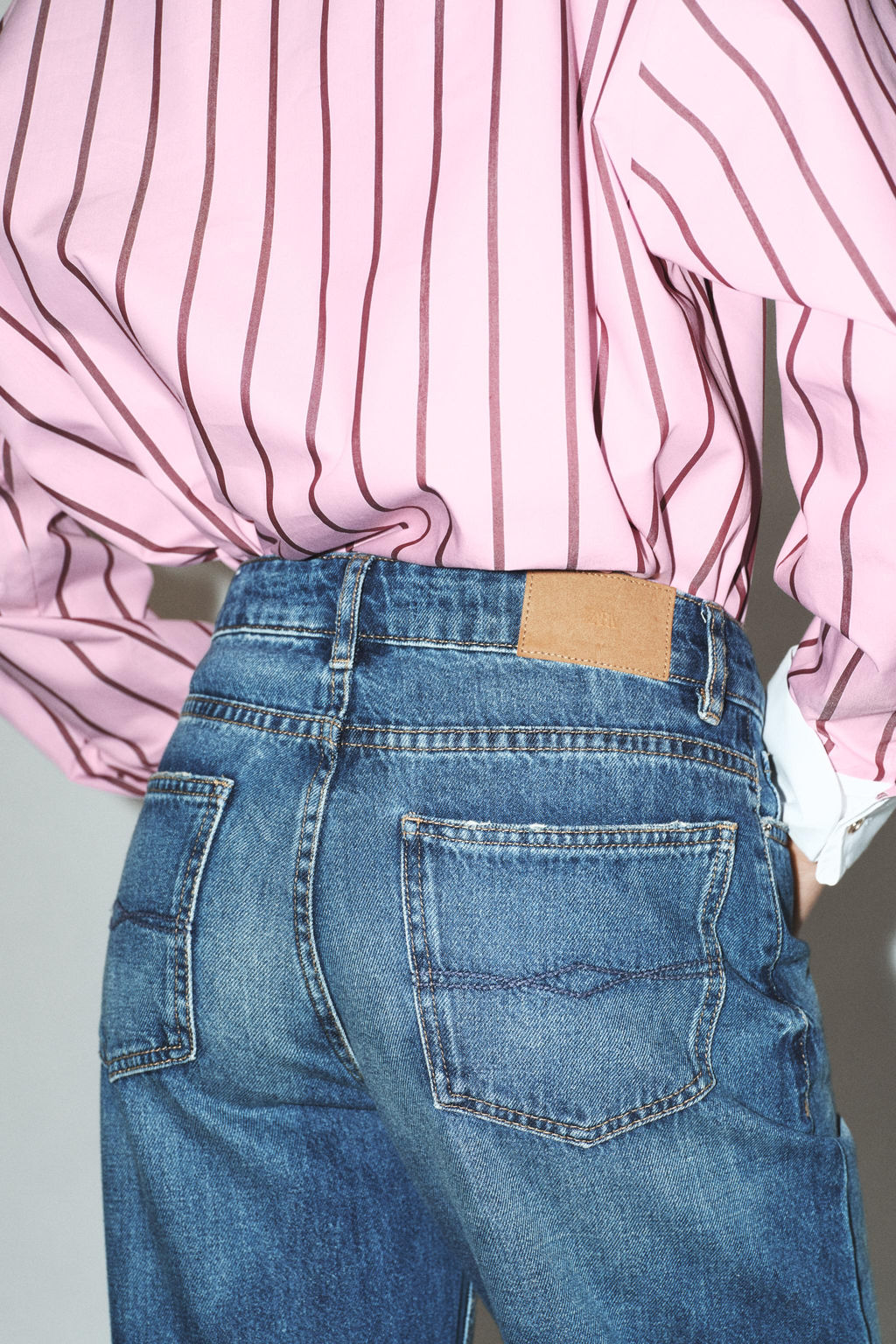JEANS Z1975 STRAIGHT-LEG HIGH-WAIST - Zara фото 14