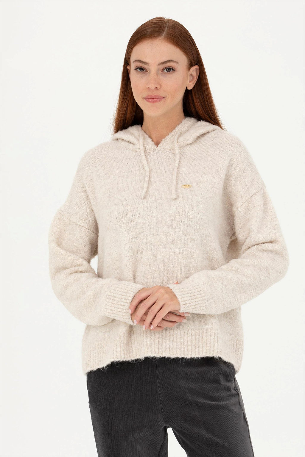 Женский кремовый свитер - U.s. polo assn фото 8