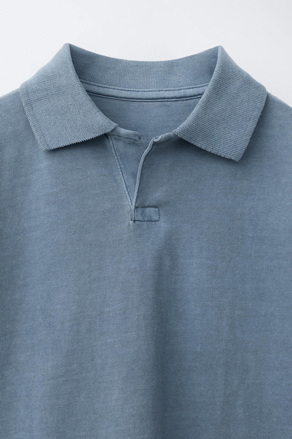 POLO EFECTO LAVADO / Azul