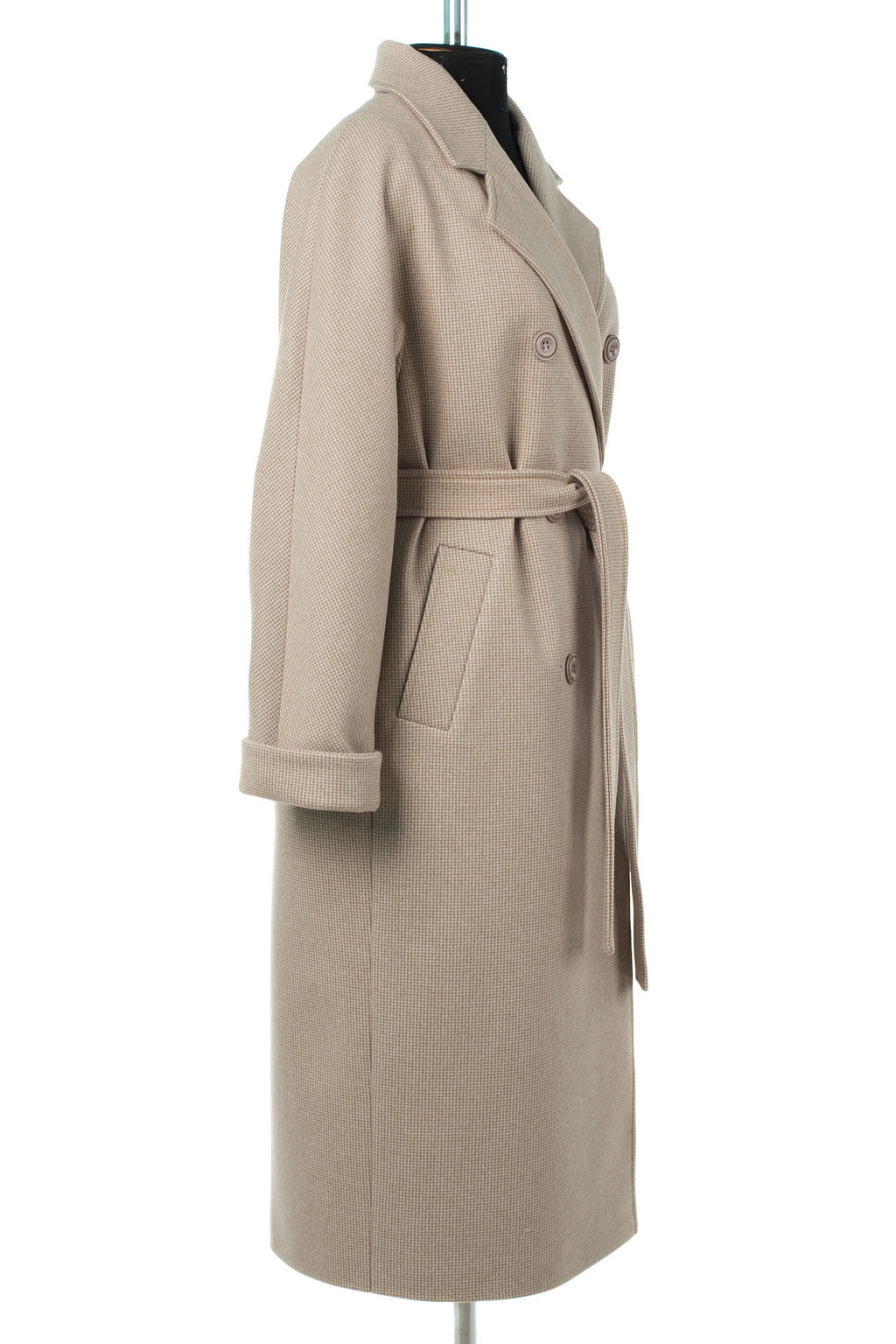 Пальто женское демисезонное (пояс) - El podio фото 10