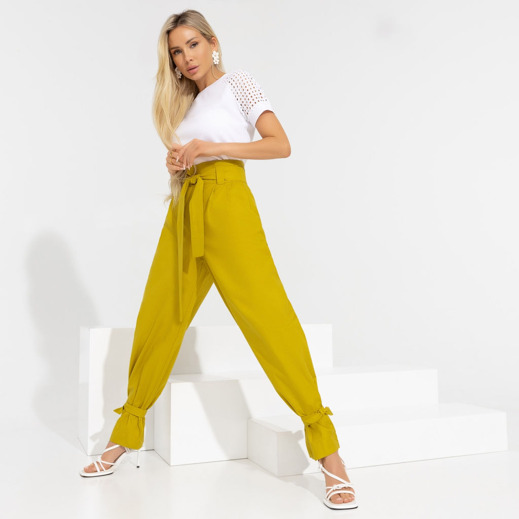 Брюки Выйти за пределы (стильная с поясом) - Charutti фото 8