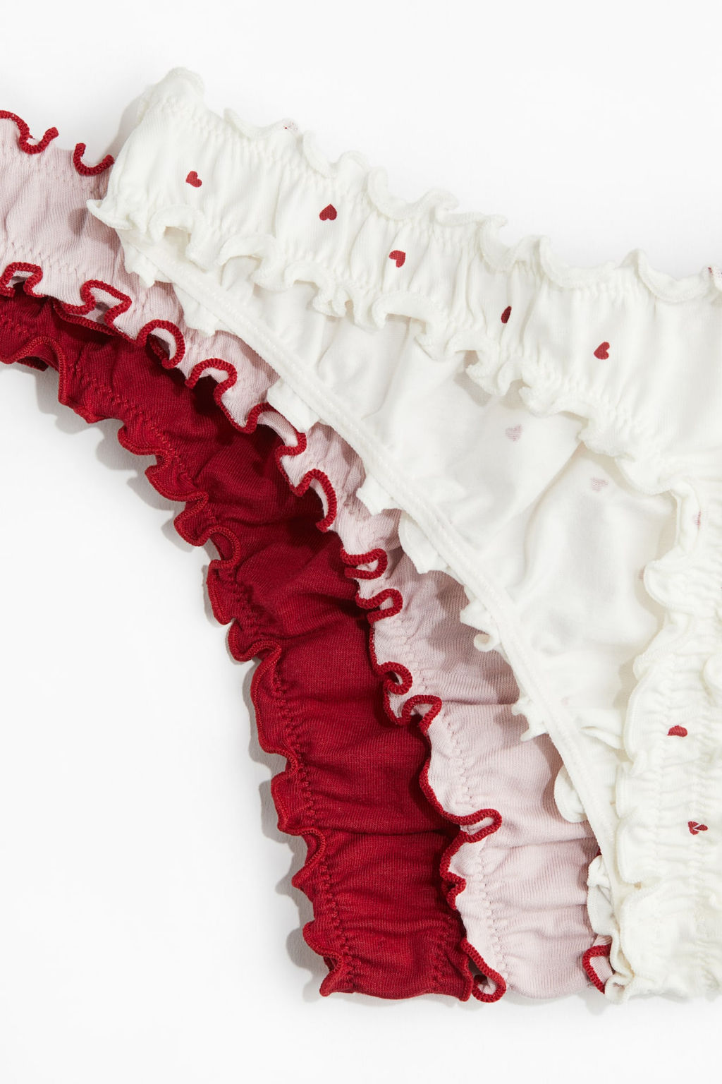 Pack de 3 bragas Thong con ribete sobrehilado - H&m фото 6