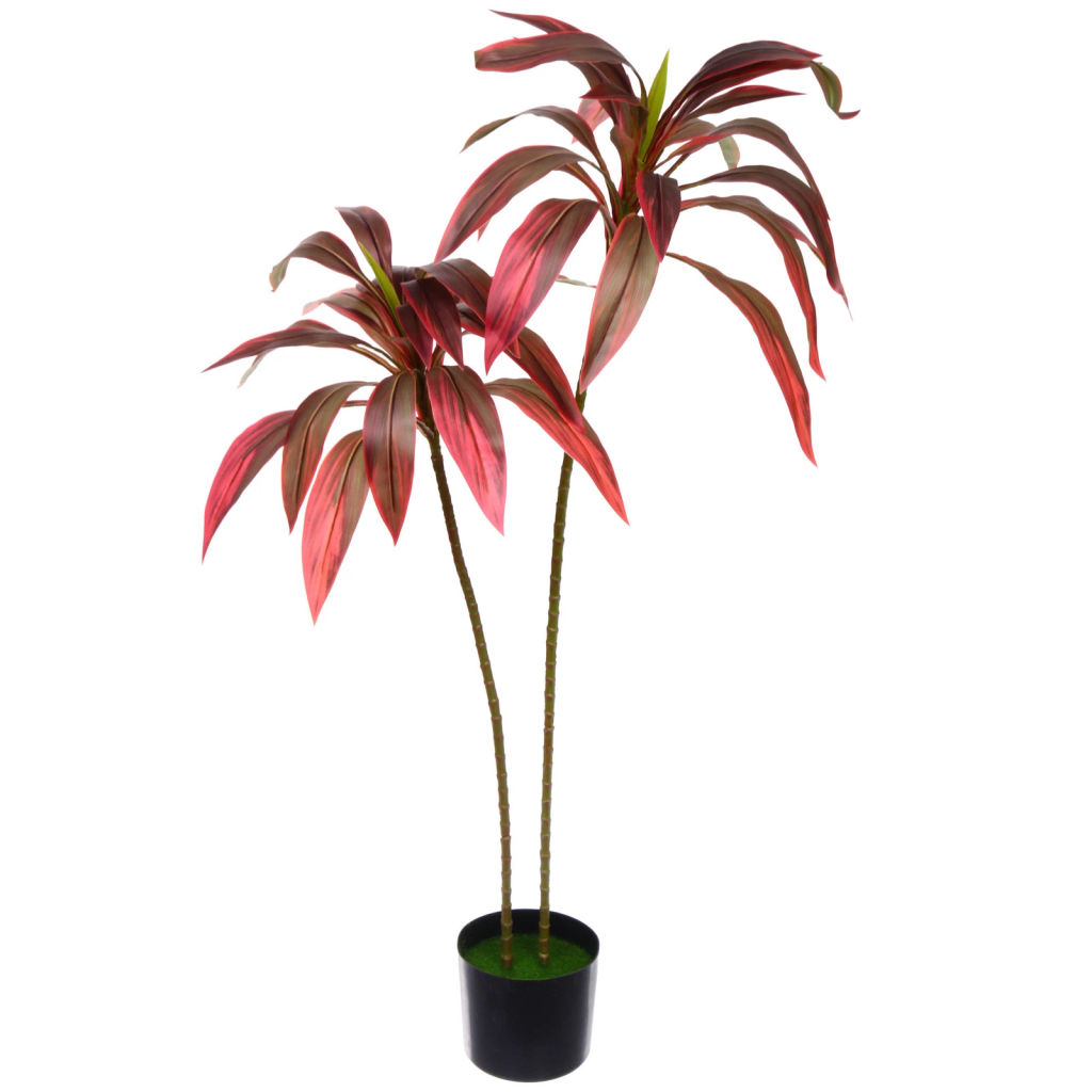 Дерево искусственное "Драцена бордовая" 120см