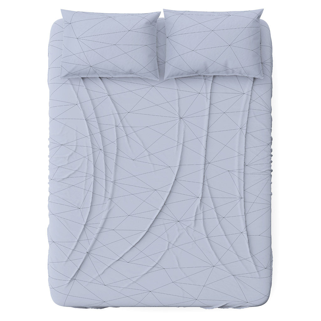 Простыня Евростандарт на резинке "Я верю в себя-Б" 8/1 лавандовый 160х200см, свесы 27см, поплин "Комфорт" 115г/м2, хлопок 100%, упаковка "классическая" ПВХ 28х41см, "Домашняя мода" (Россия)