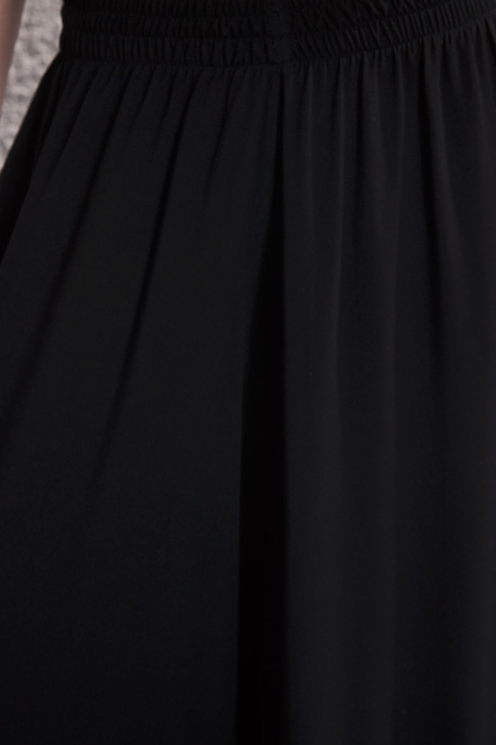 TRENDYOLMILLA Siyah Beli Lastikli Yumusak Rahat Kumas Wide Leg Extra Genis Paca Dokuma Pantolon TWOSS25PL00103 фото 7