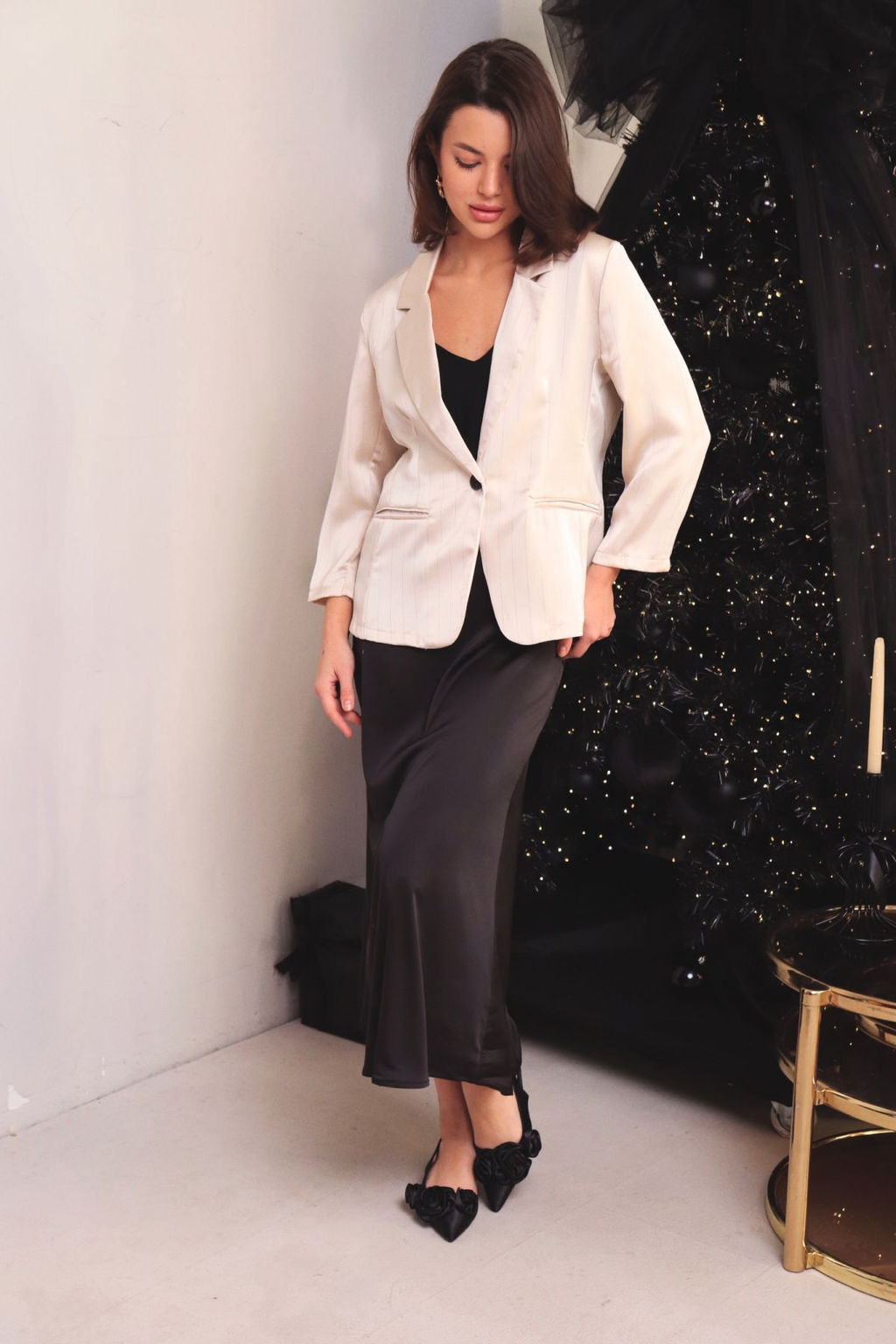 Martichelli Жакет из русского сатина в полоску фото 9