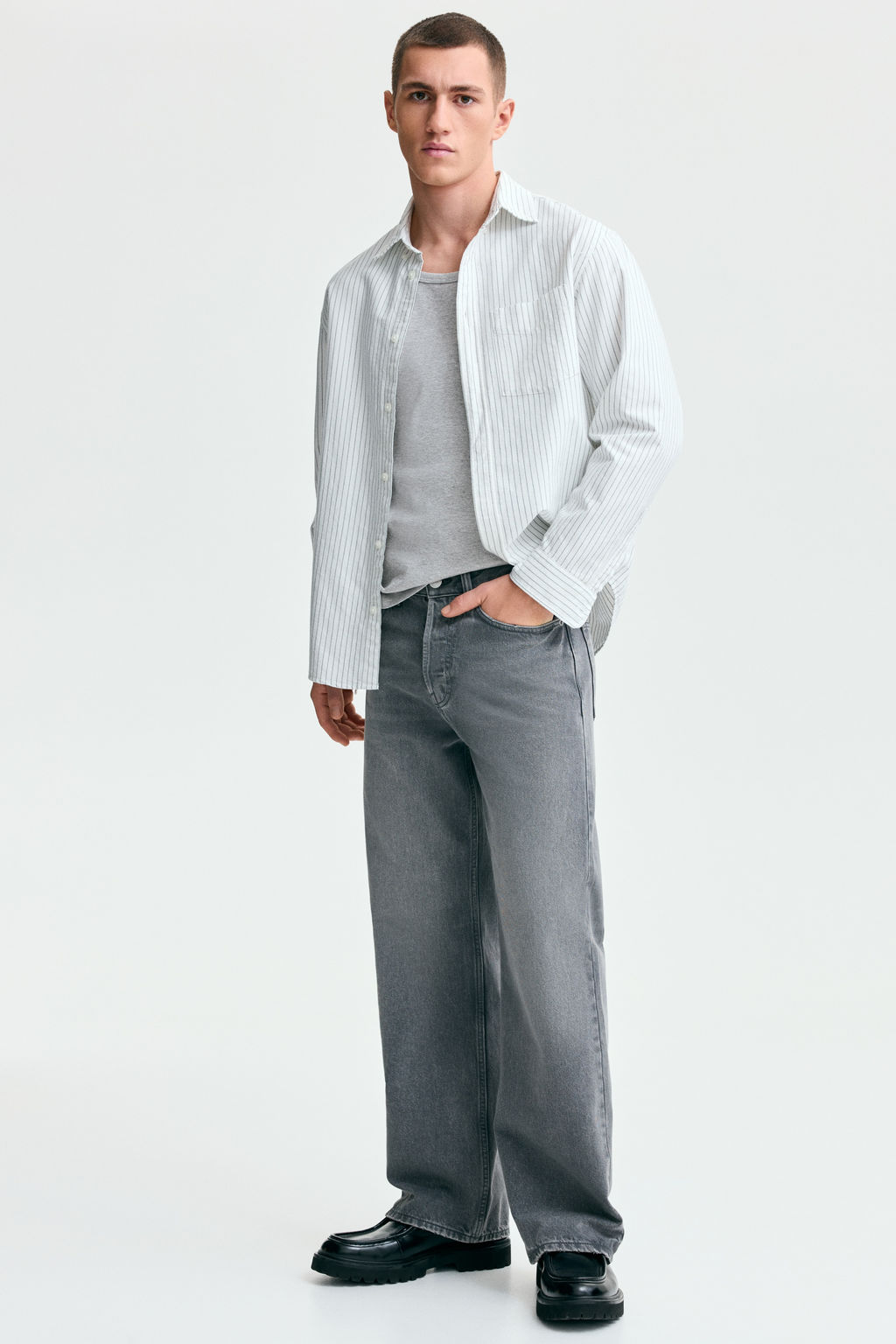 Camiseta sin mangas en canal? Slim Fit - H&m фото 10