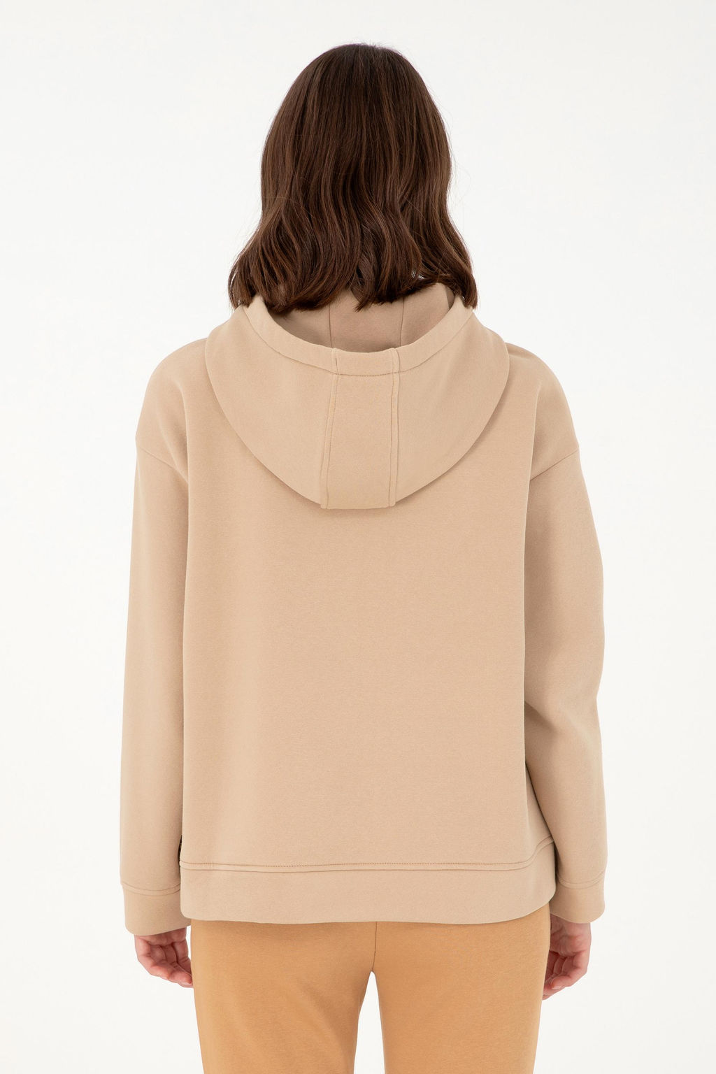 Женский свитшот песочного цвета Неожиданная скидка в корзине - U.s. polo assn фото 5