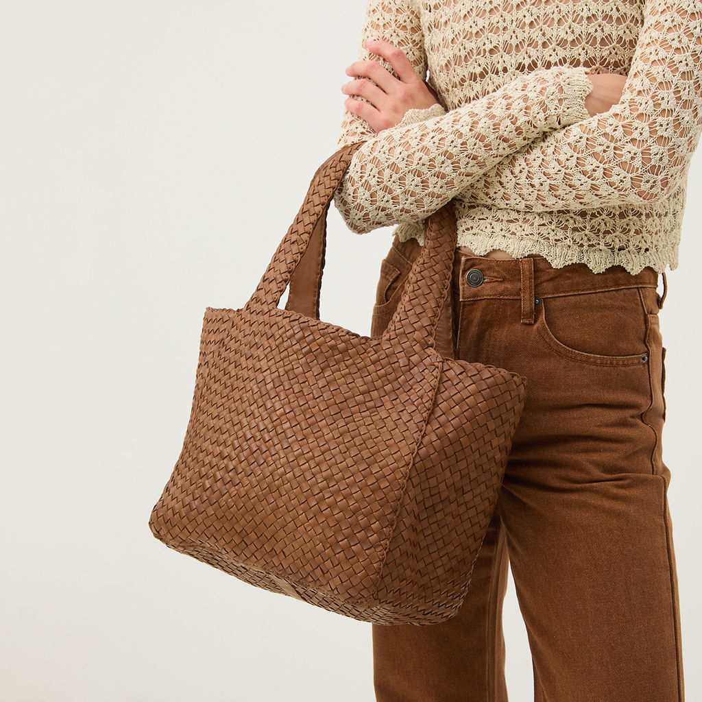 Женский тоут OFFICINE CREATIVE OC CLASS/064 WOVEN SANTIAGO Артикул 3967349, светло-коричневый  фото 6