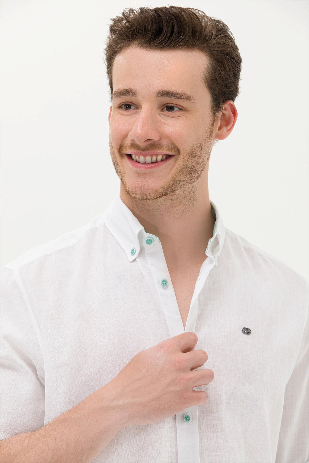 U. S. Polo Assn Мужская белая рубашка с длинным рукавом - U.s. polo assn фото 9