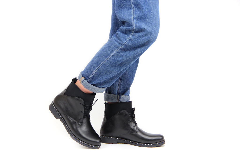 Ботинки 237.madonna10.black / Байка