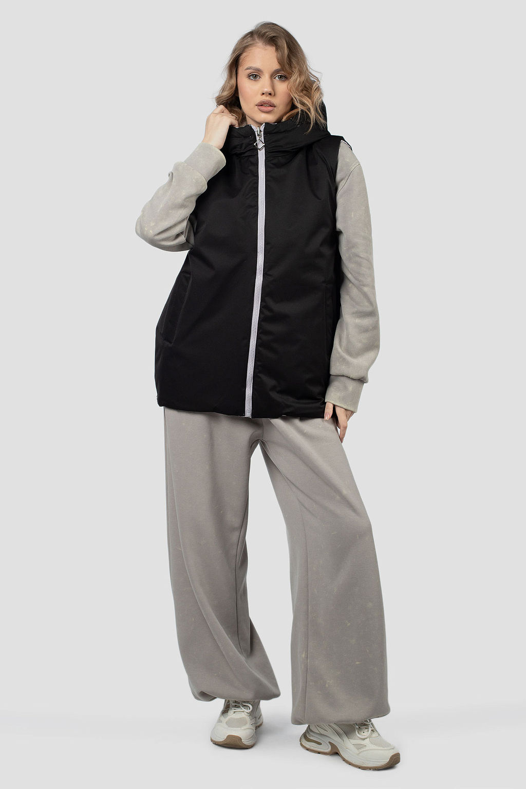 Куртка жилет двусторонняя демисезонная (синтепон 100) - El podio фото 4