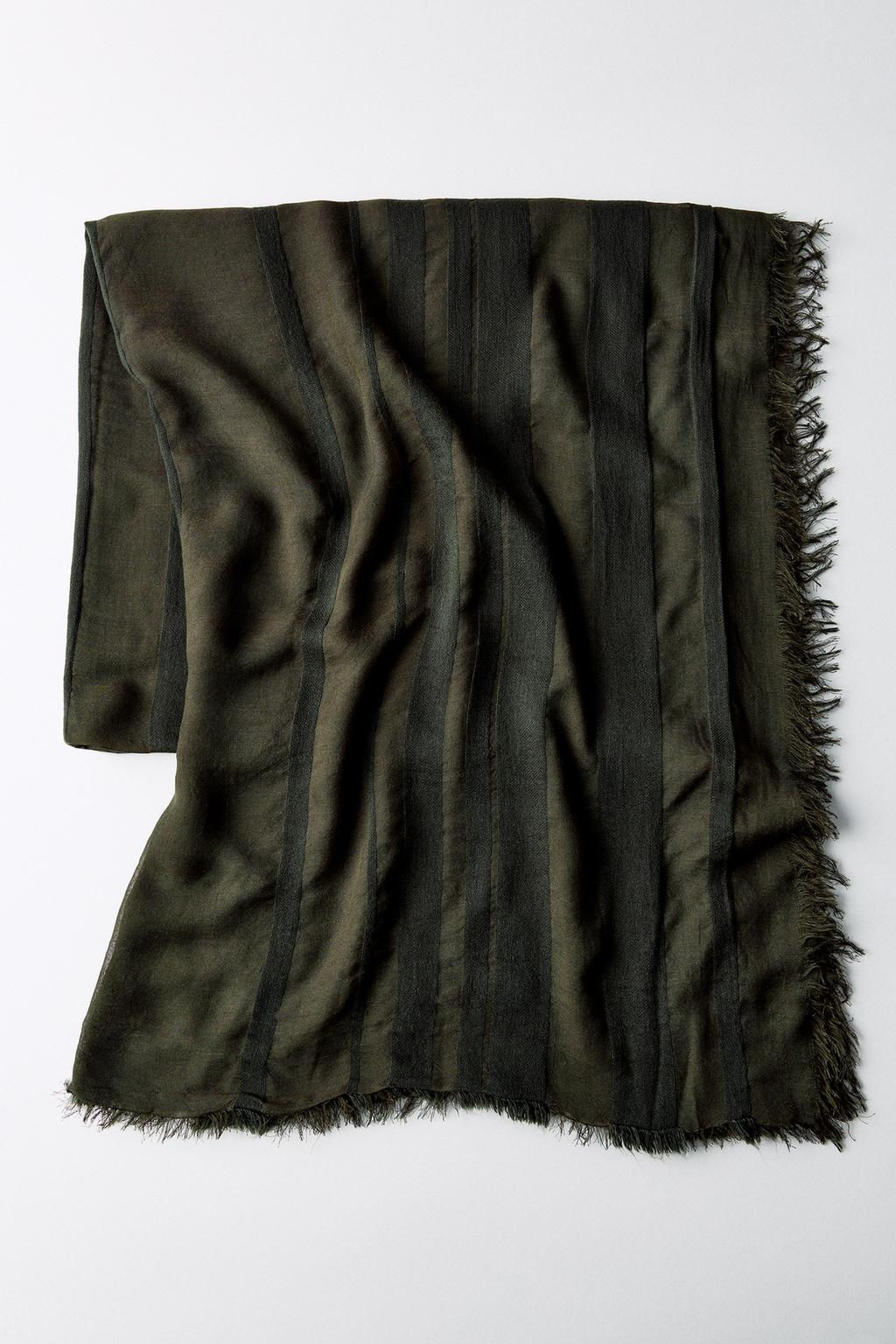FINE MODAL AND WOOL SCARF - Zara фото 6