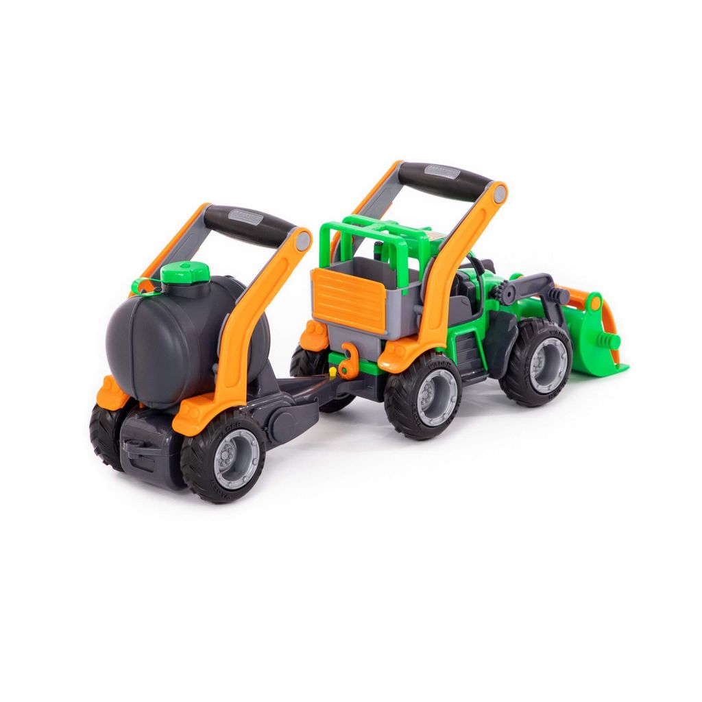 ГрипТрак, трактор-погрузчик с цистерной (в коробке) - Полесье фото 10