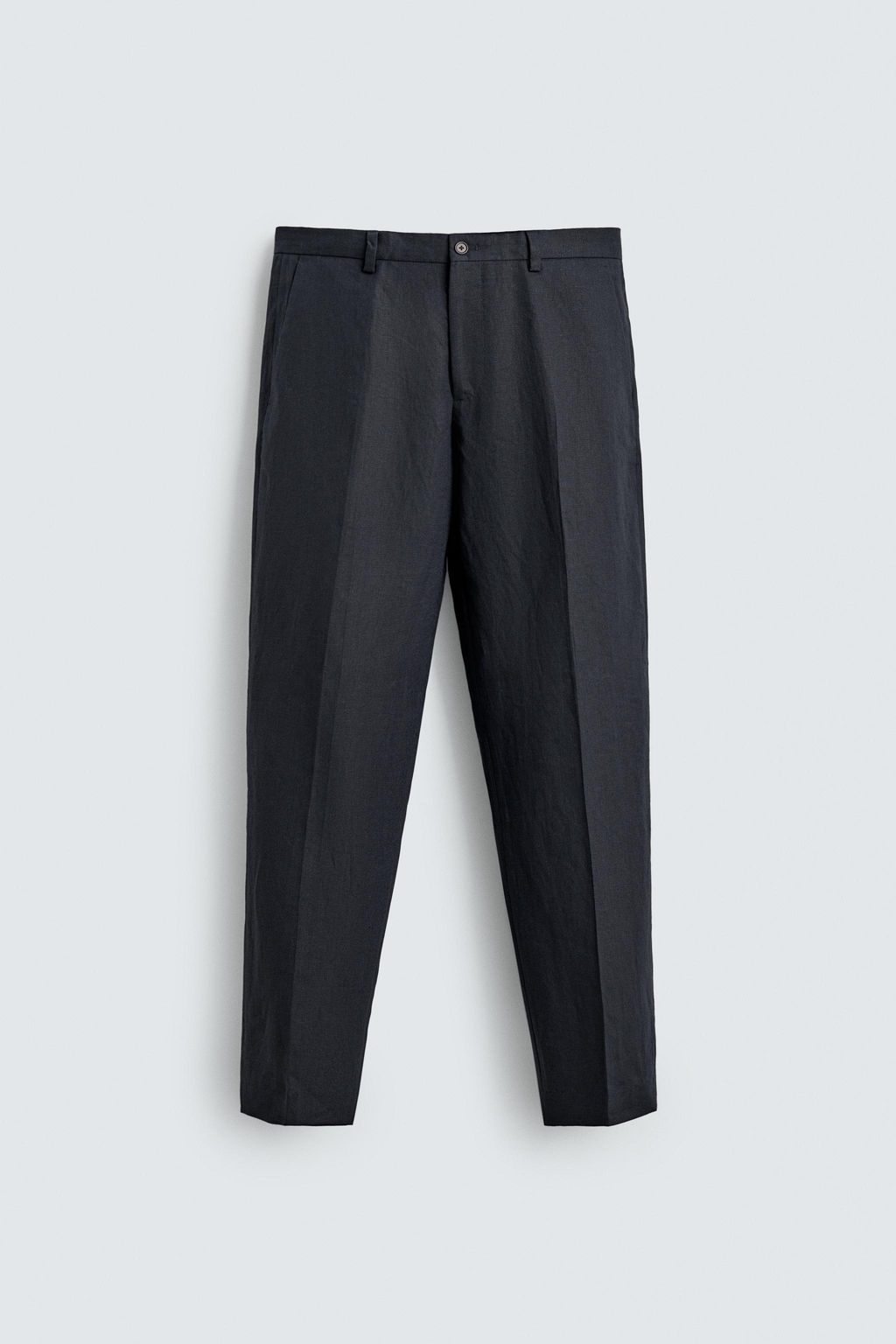 PANTAL?N TRAJE 100% LINO / Marino - Zara фото 6