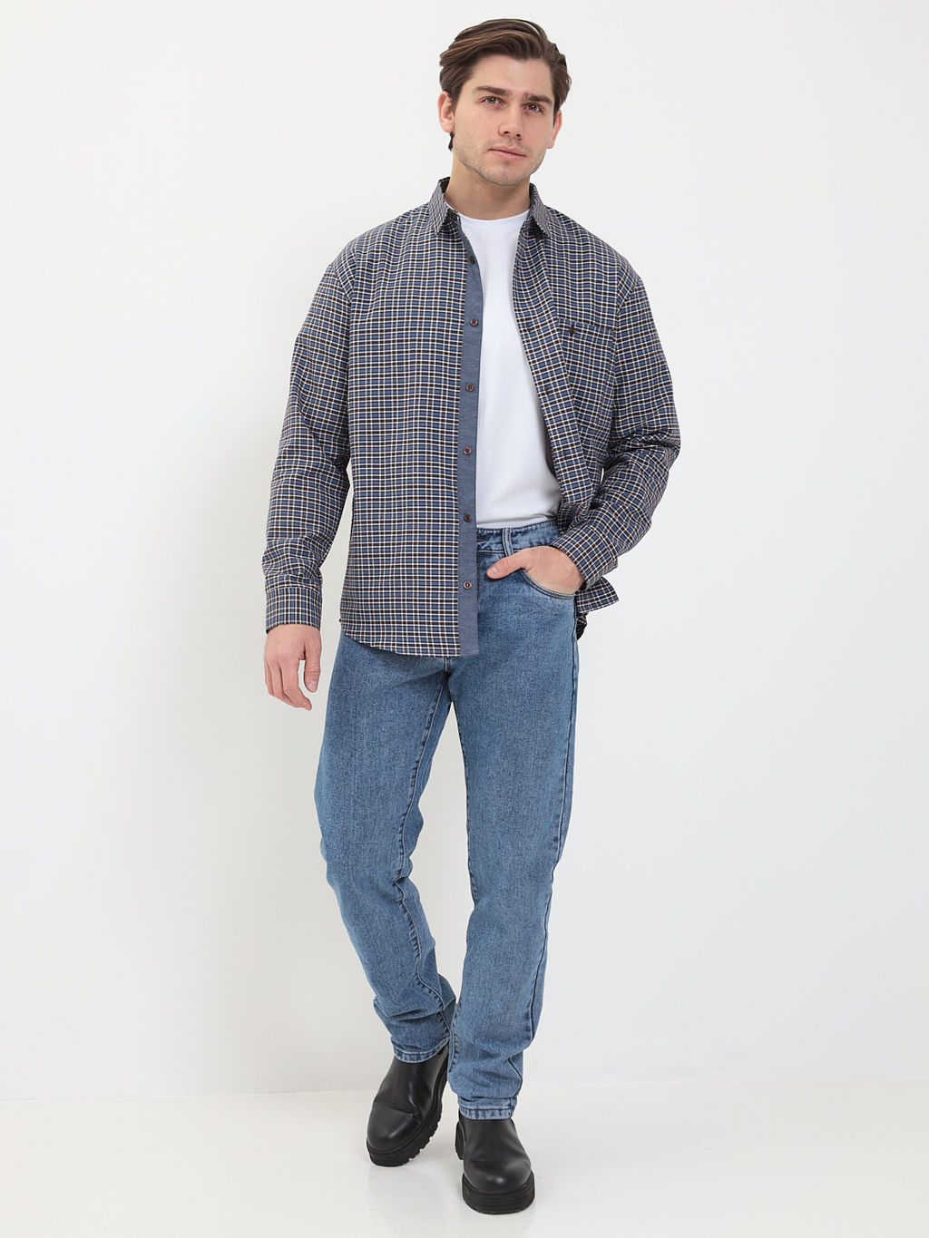 Сорочка мужская длинный рукав GREG 255/118/52015/1  фото 2