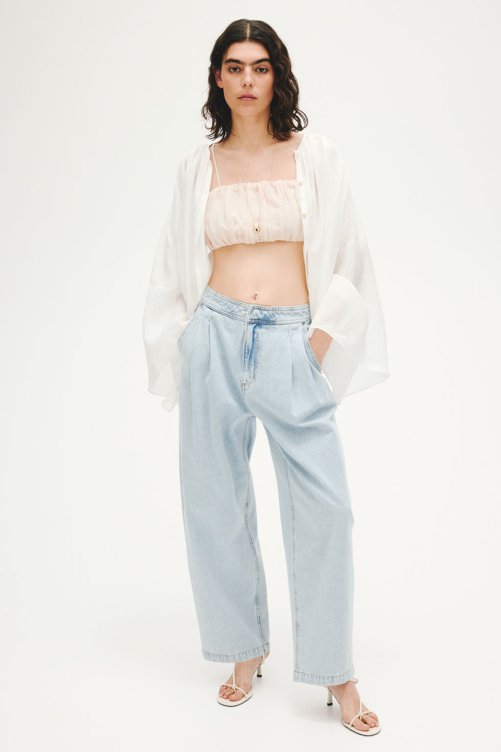 Barrel High Waist Ankle Jeans - H&m фото 3