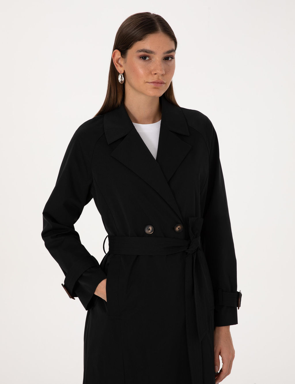 Siyah Tren_kot - Pierre cardin фото 2